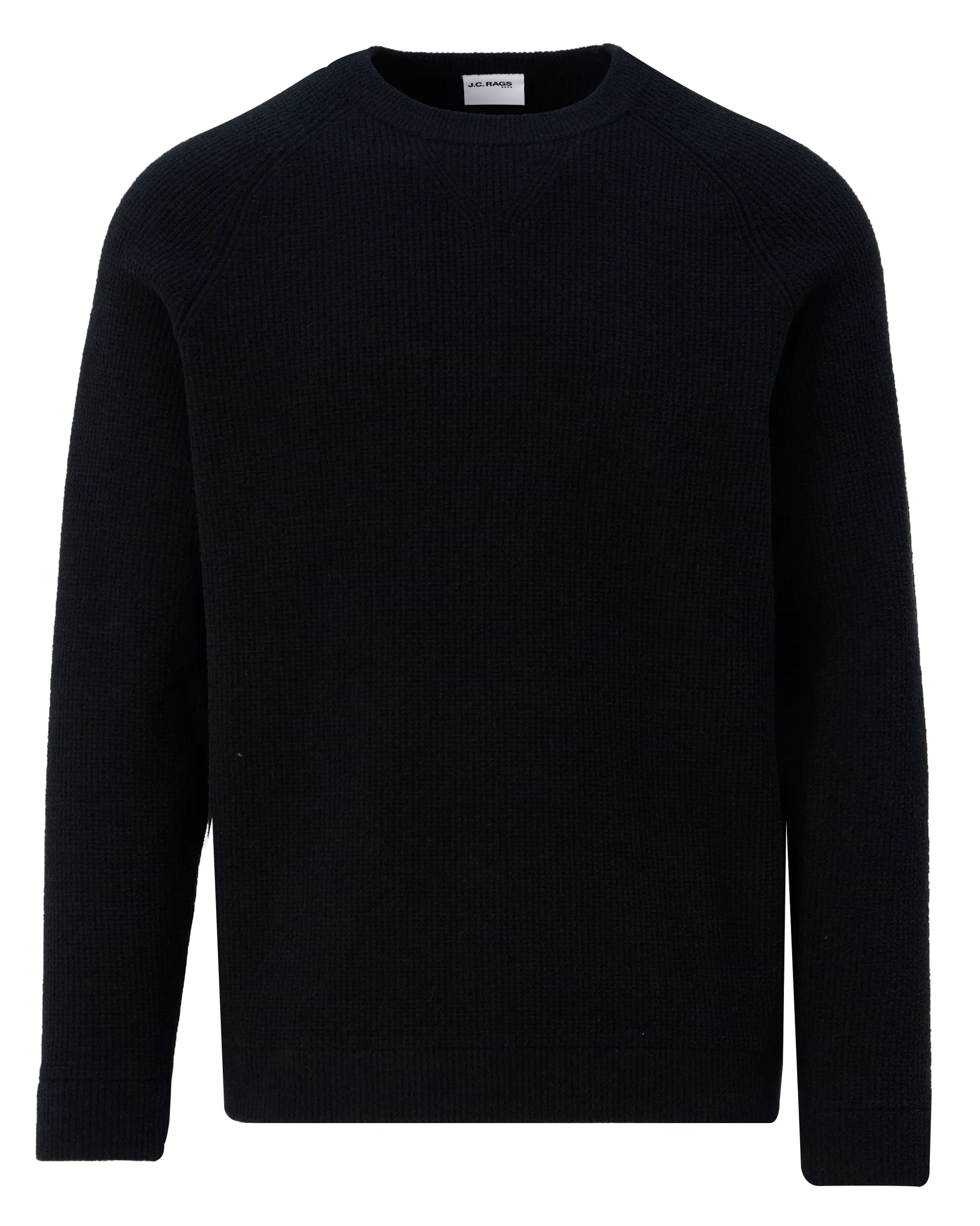 J.C. RAGS Eddy Trui ronde hals Black 107873-001-L
