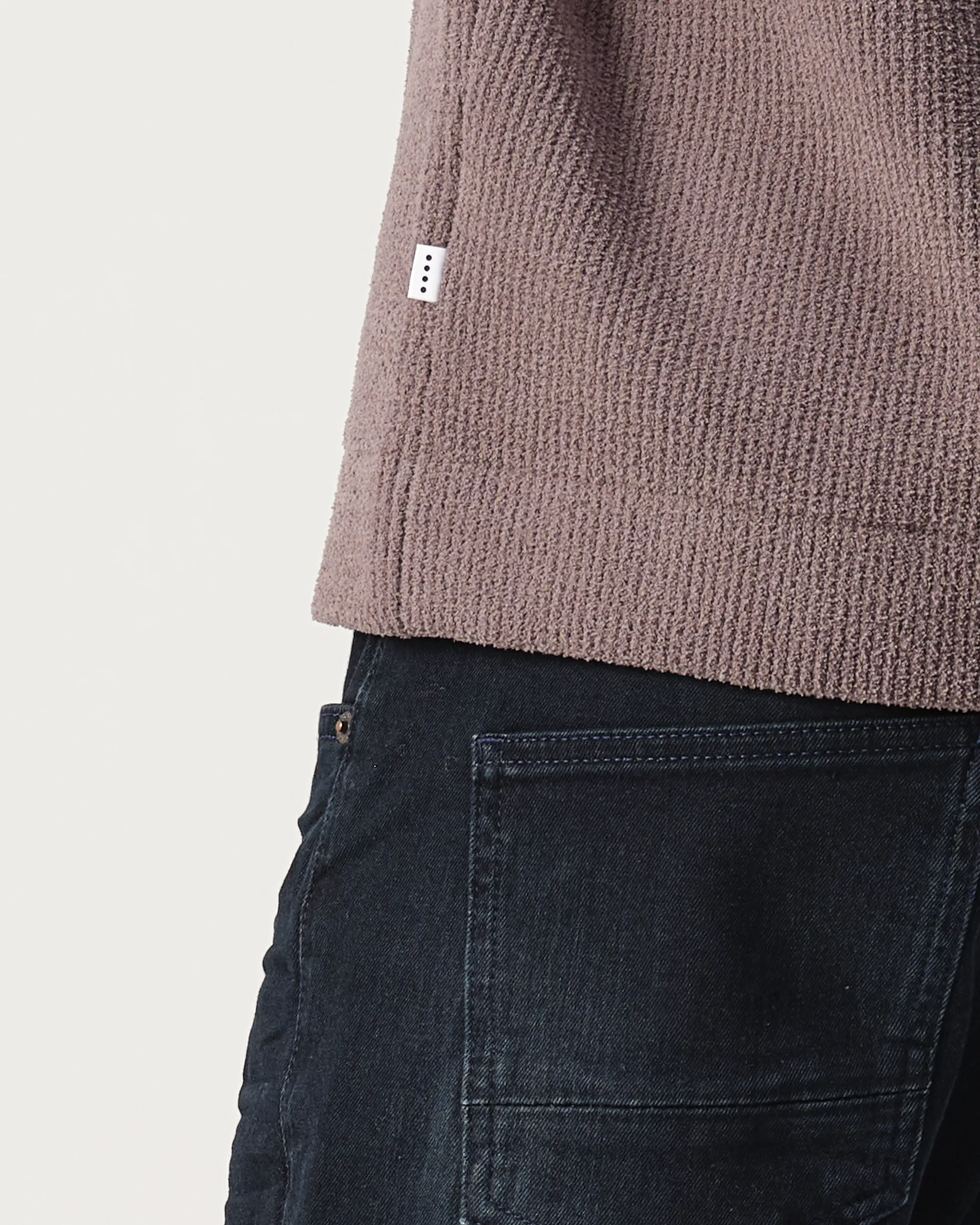 J.C. RAGS Eddy Trui ronde hals Plum Kitten grey 107873-004-L