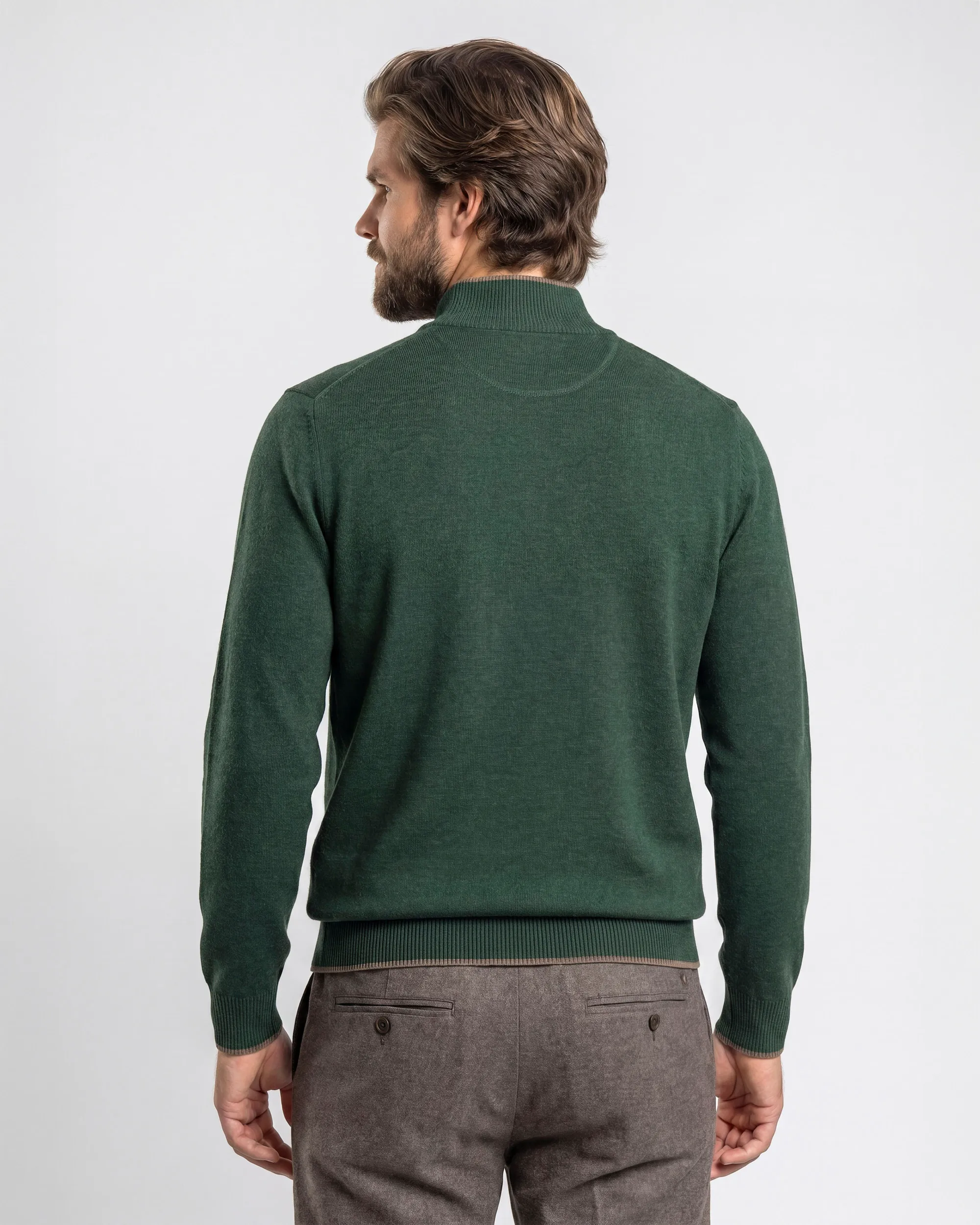 Campbell Schipperstrui Sydney Douglas Fir dark green melange 107884-005-L