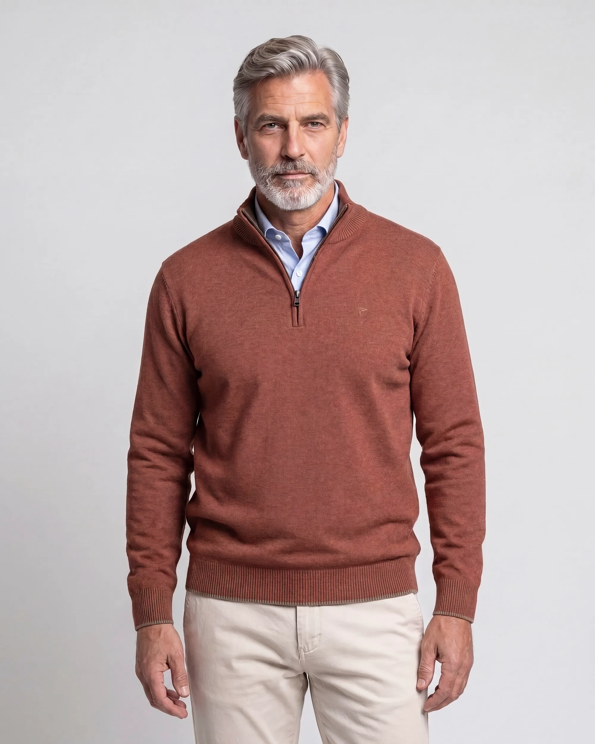 Campbell Schipperstrui Sydney Sequoia brown melange 107884-006-L