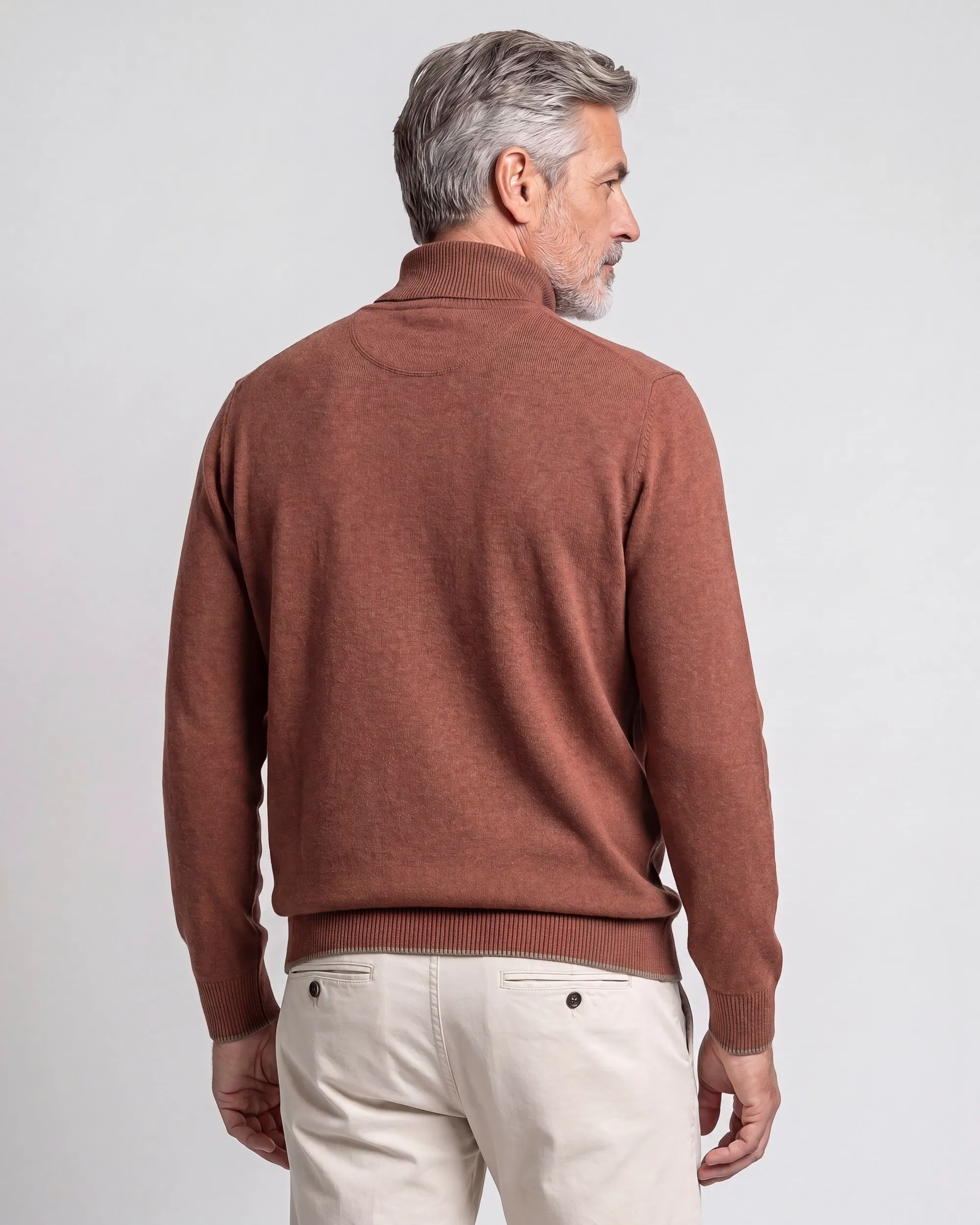 Campbell Schipperstrui Sydney Sequoia brown melange 107884-006-L