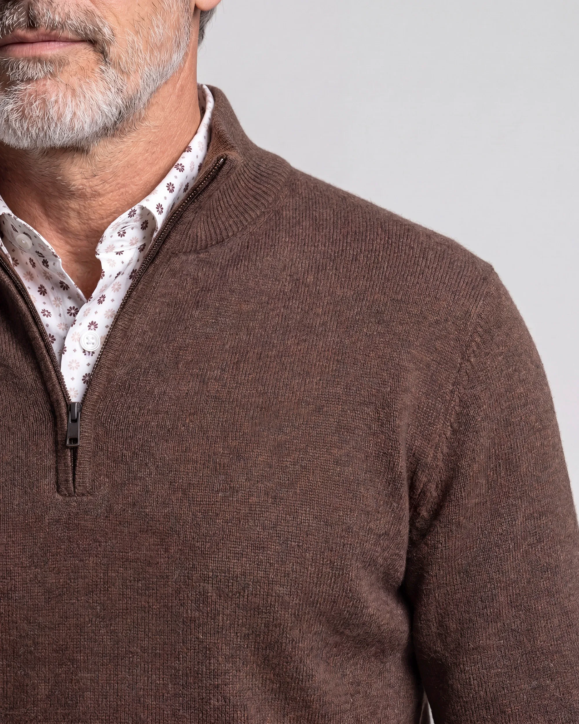 Campbell Schipperstrui Sydney Coffee Bean brown melange 107884-007-L