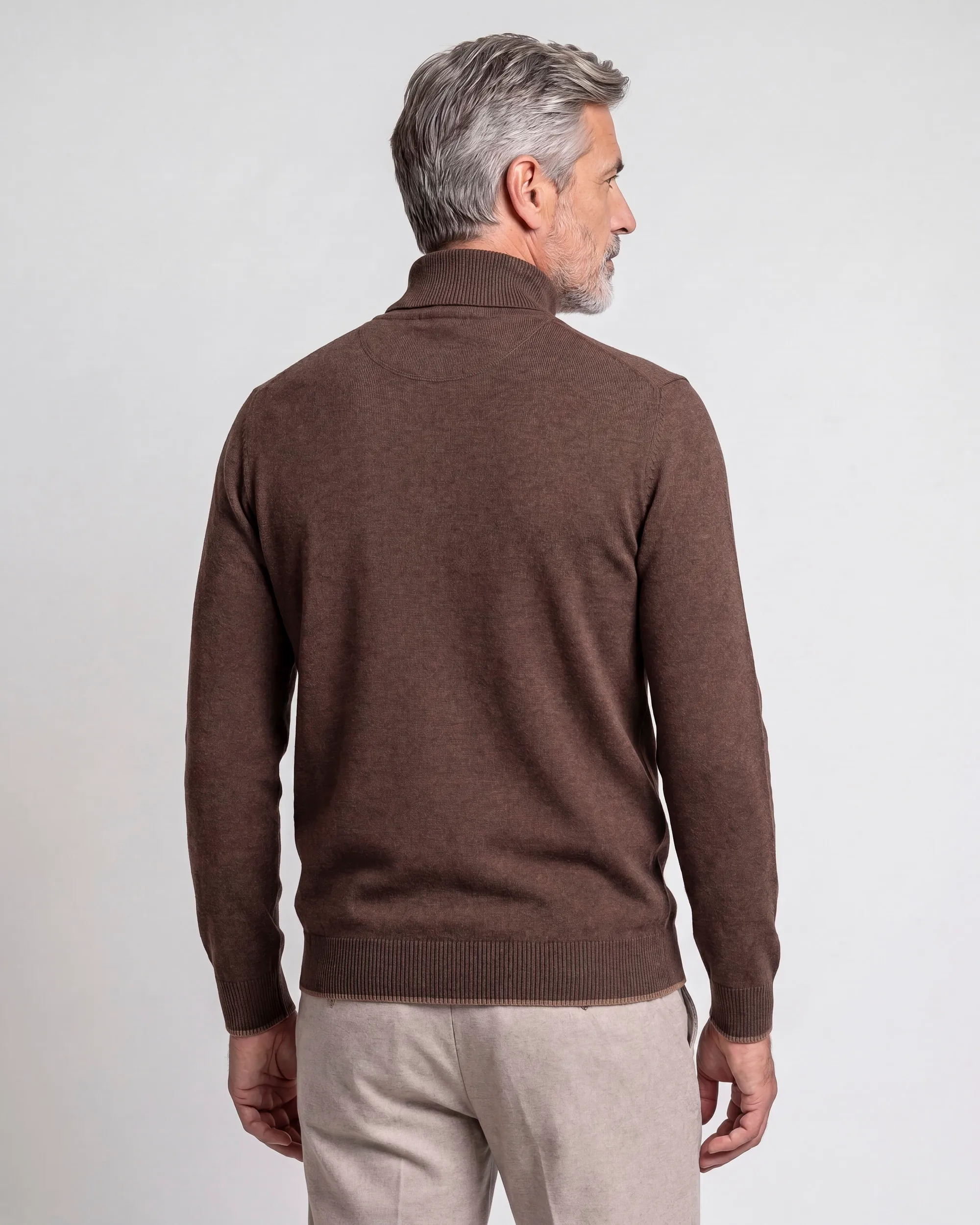 Campbell Schipperstrui Sydney Coffee Bean brown melange 107884-007-L