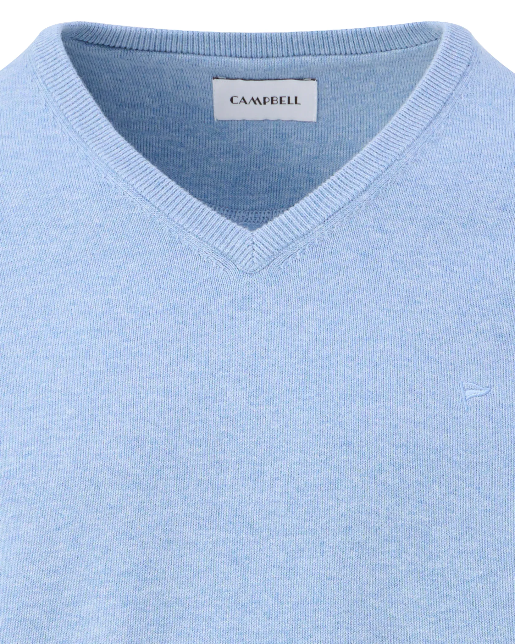 Campbell Trui V-hals Light Blue melange 107885-002-L