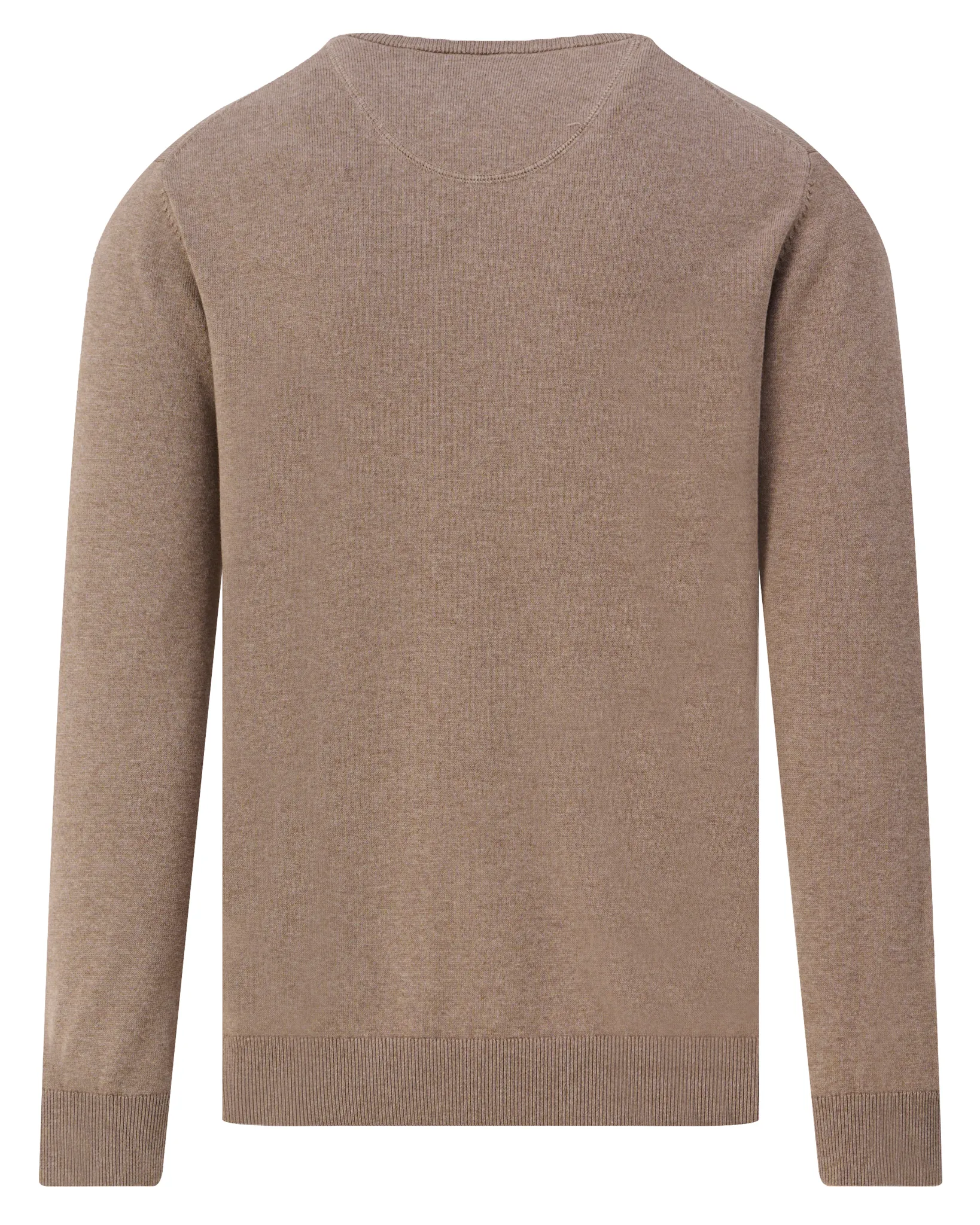 Campbell Trui V-hals London Fallen Rock brown melange 107886-003-L