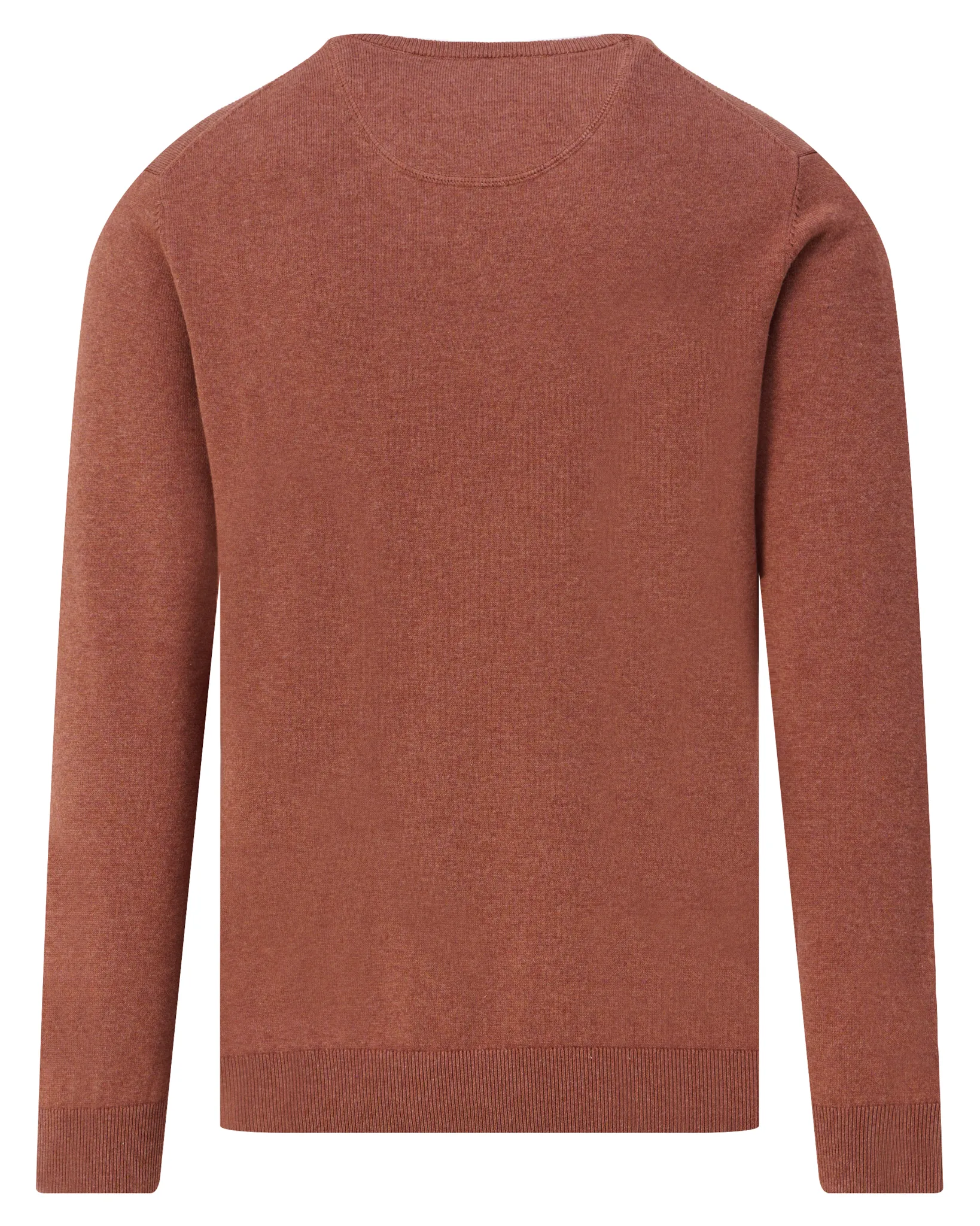 Campbell Trui V-hals London Sequoia brown melange 107886-005-L