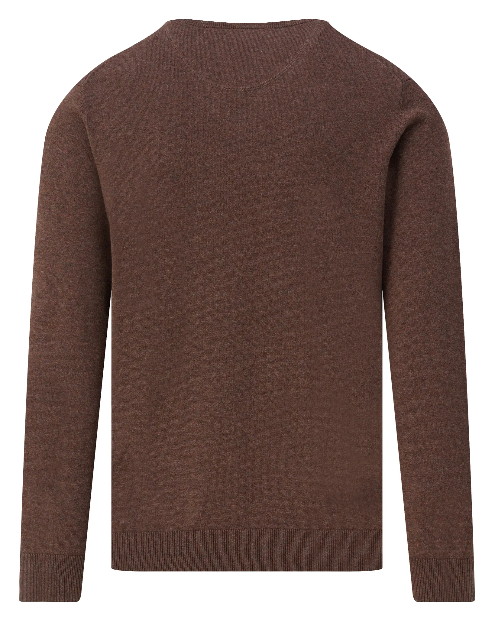 Campbell Trui V-hals London Coffee Bean brown melange 107886-006-L