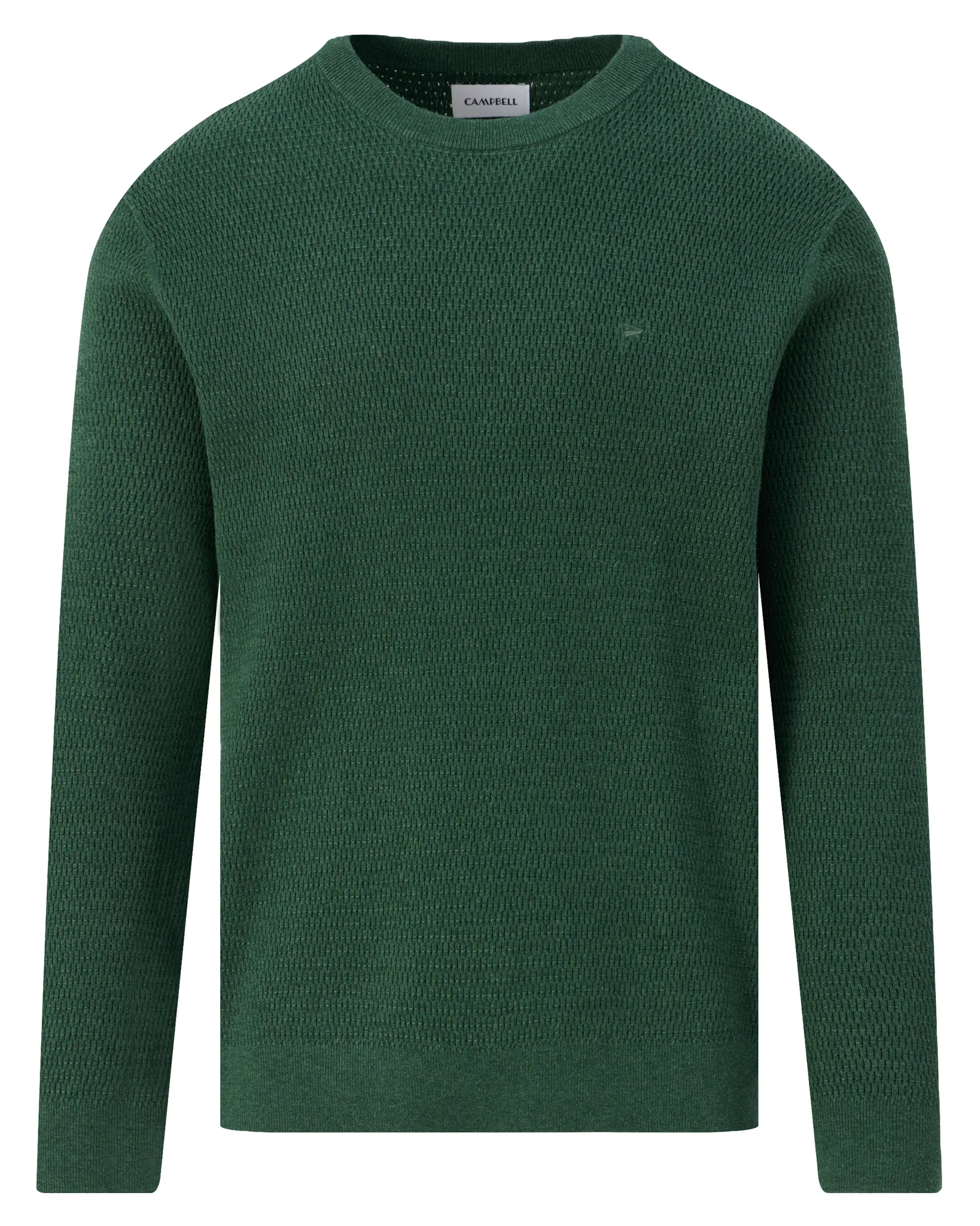 Campbell Trui ronde hals Fonda Douglas Fir dark green melange 107888-001-L
