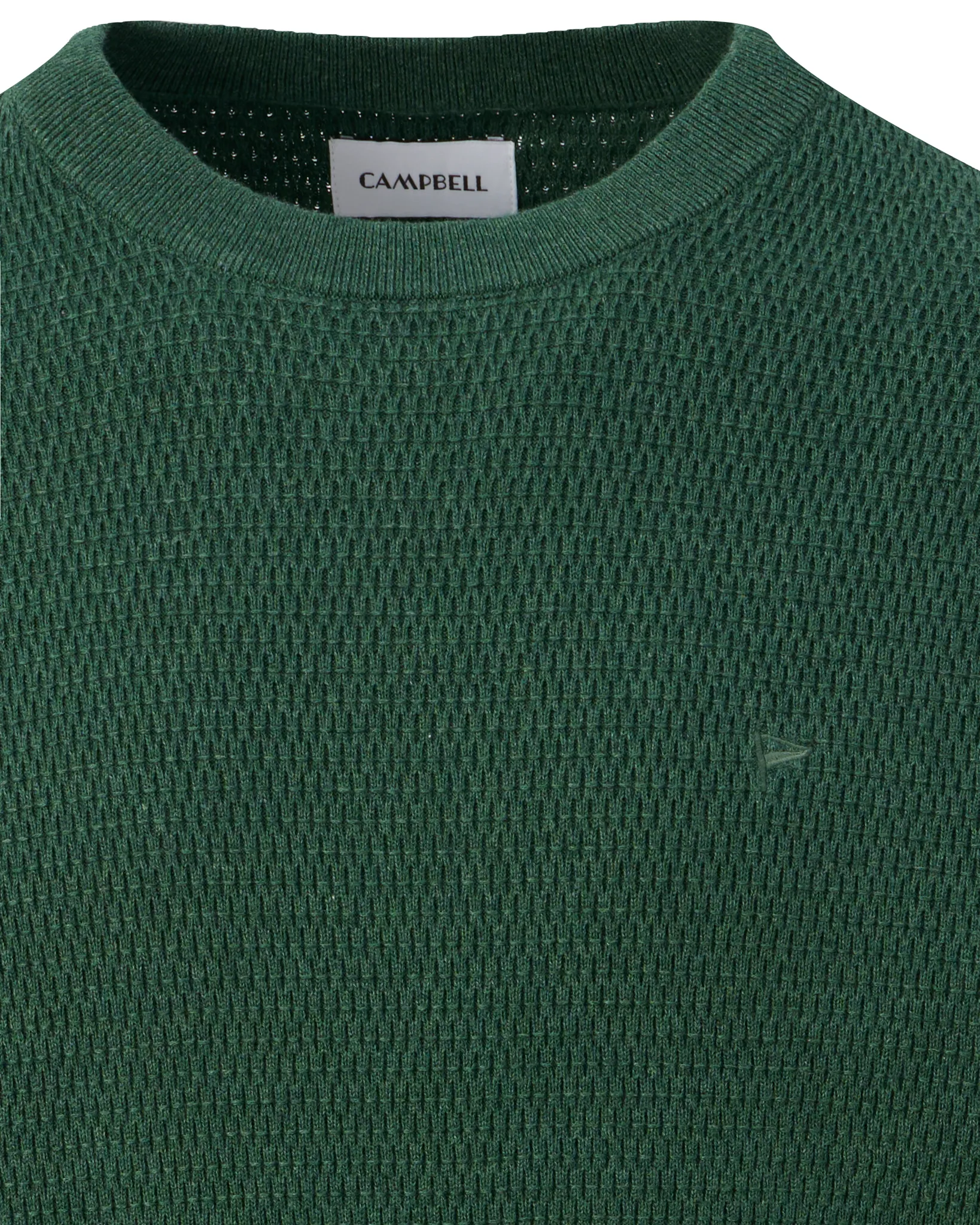 Campbell Trui ronde hals Fonda Douglas Fir dark green melange 107888-001-L