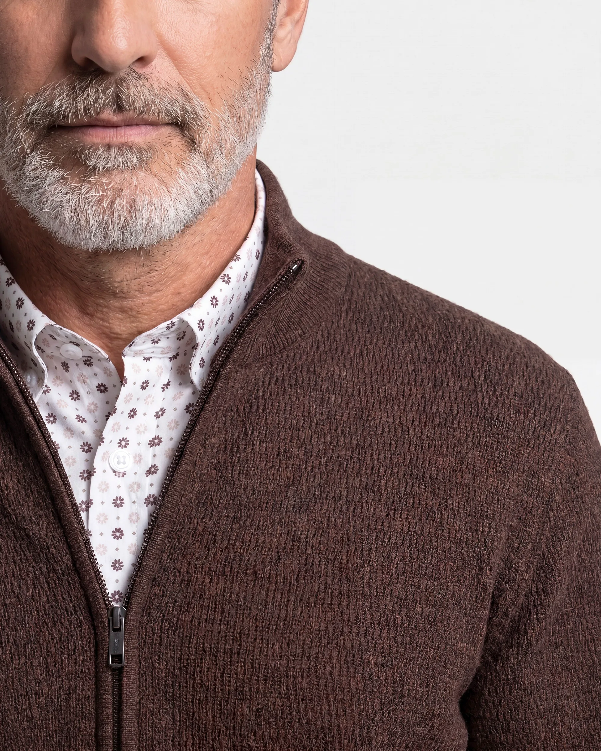 Campbell Vest Felipe Coffee Bean brown melange 107889-004-L