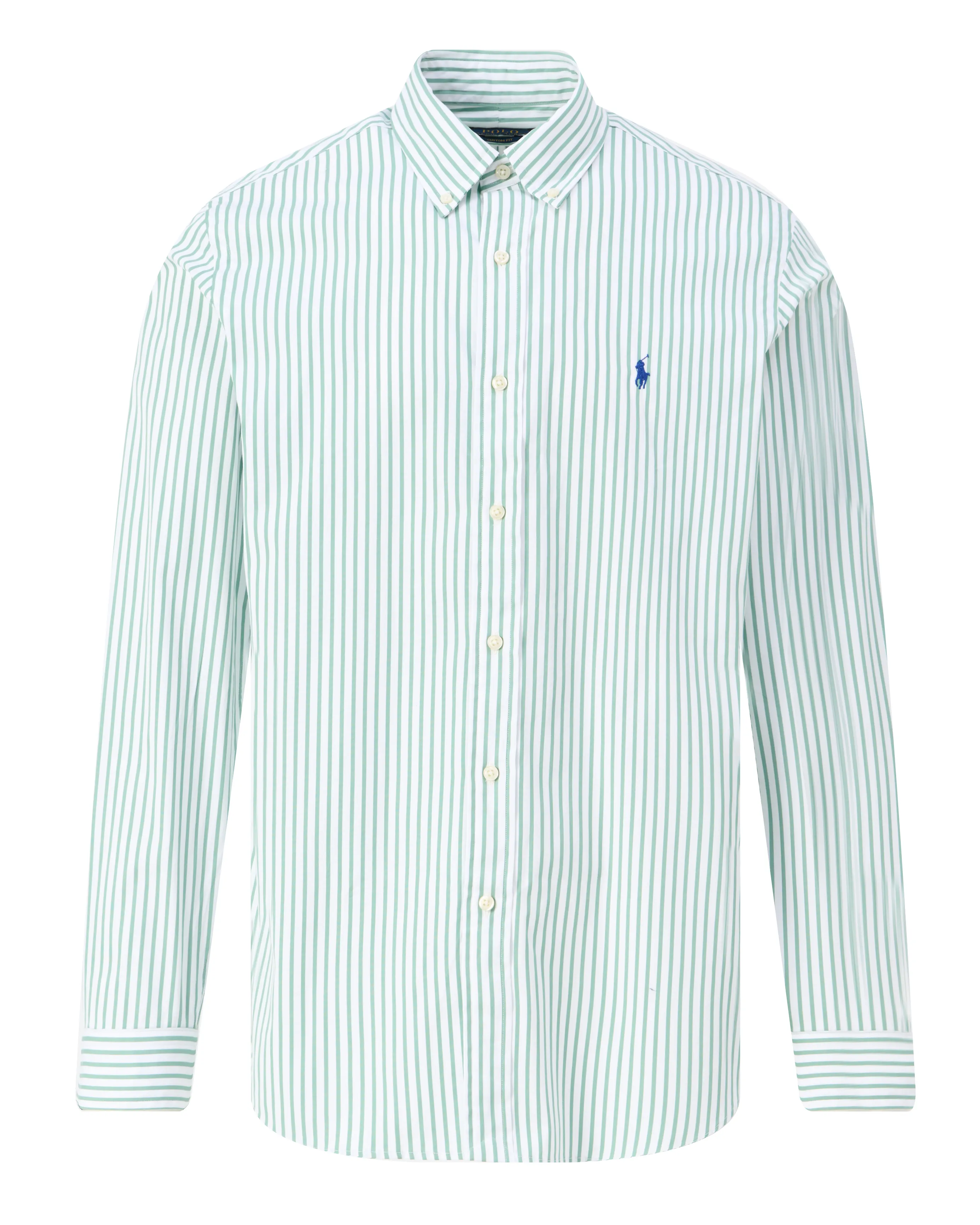 Polo Ralph Lauren Casual Overhemd Groen streep 107915-001-L