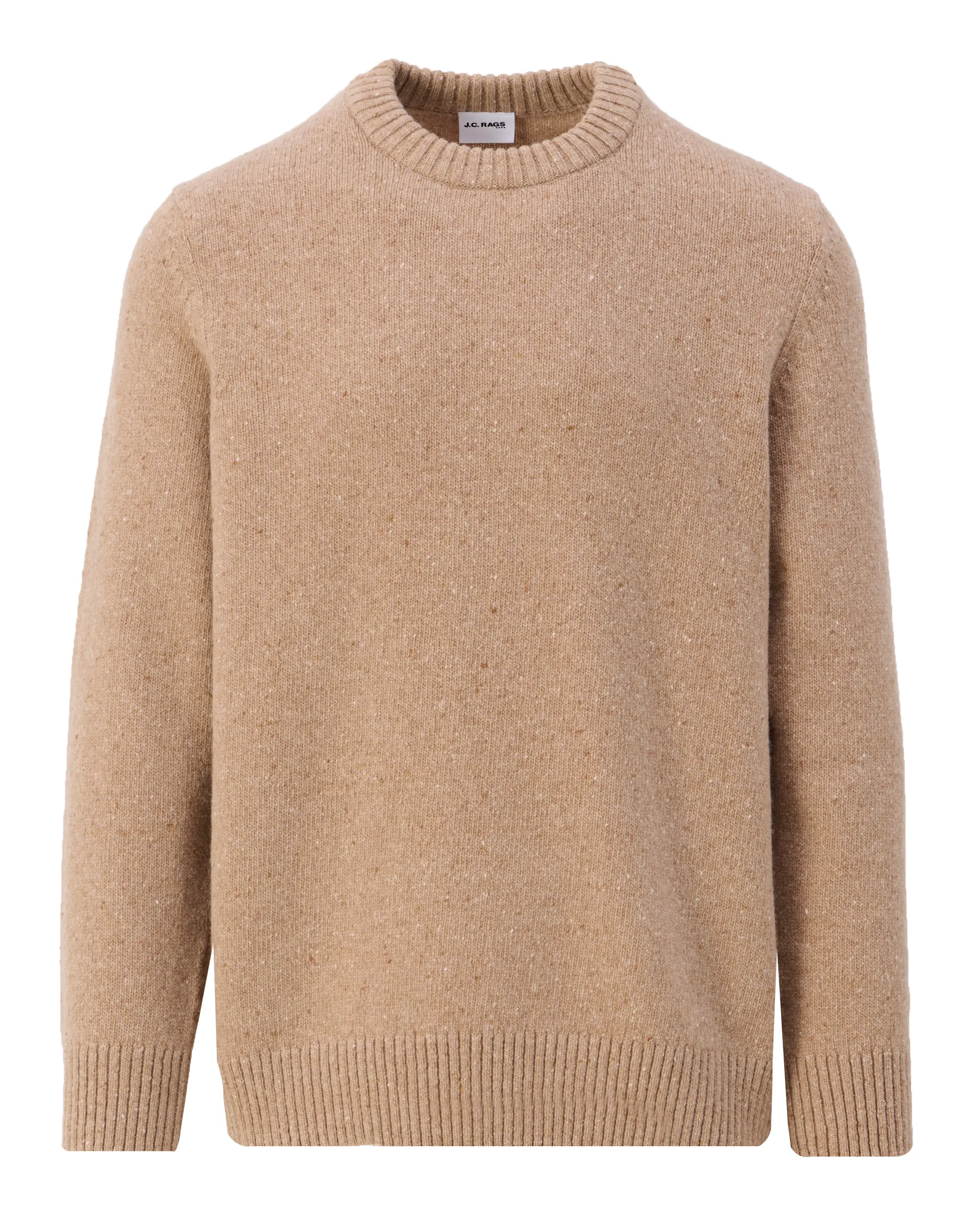 J.C. RAGS Bud Trui ronde hals Starfish brown 107938-003-L