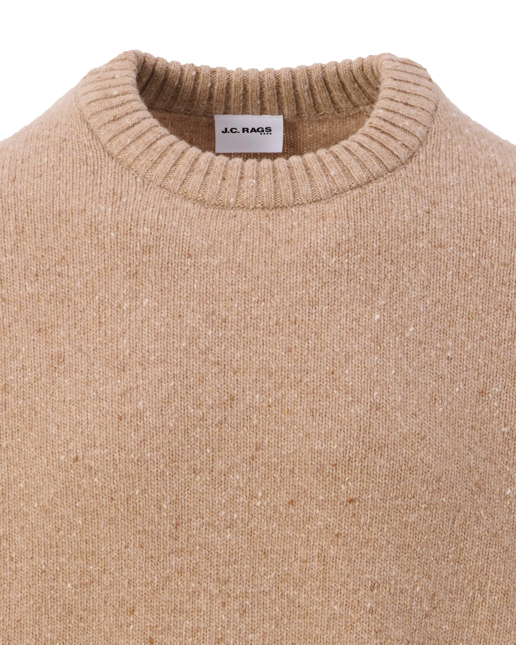 J.C. RAGS Bud Trui ronde hals Starfish brown 107938-003-L