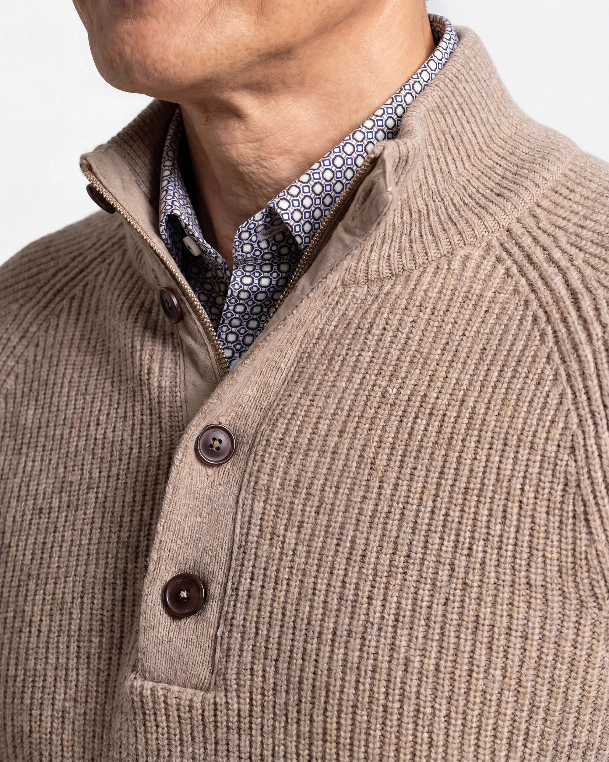 Campbell Schipperstrui Hudson Fallen Rock brown melange 107942-002-L