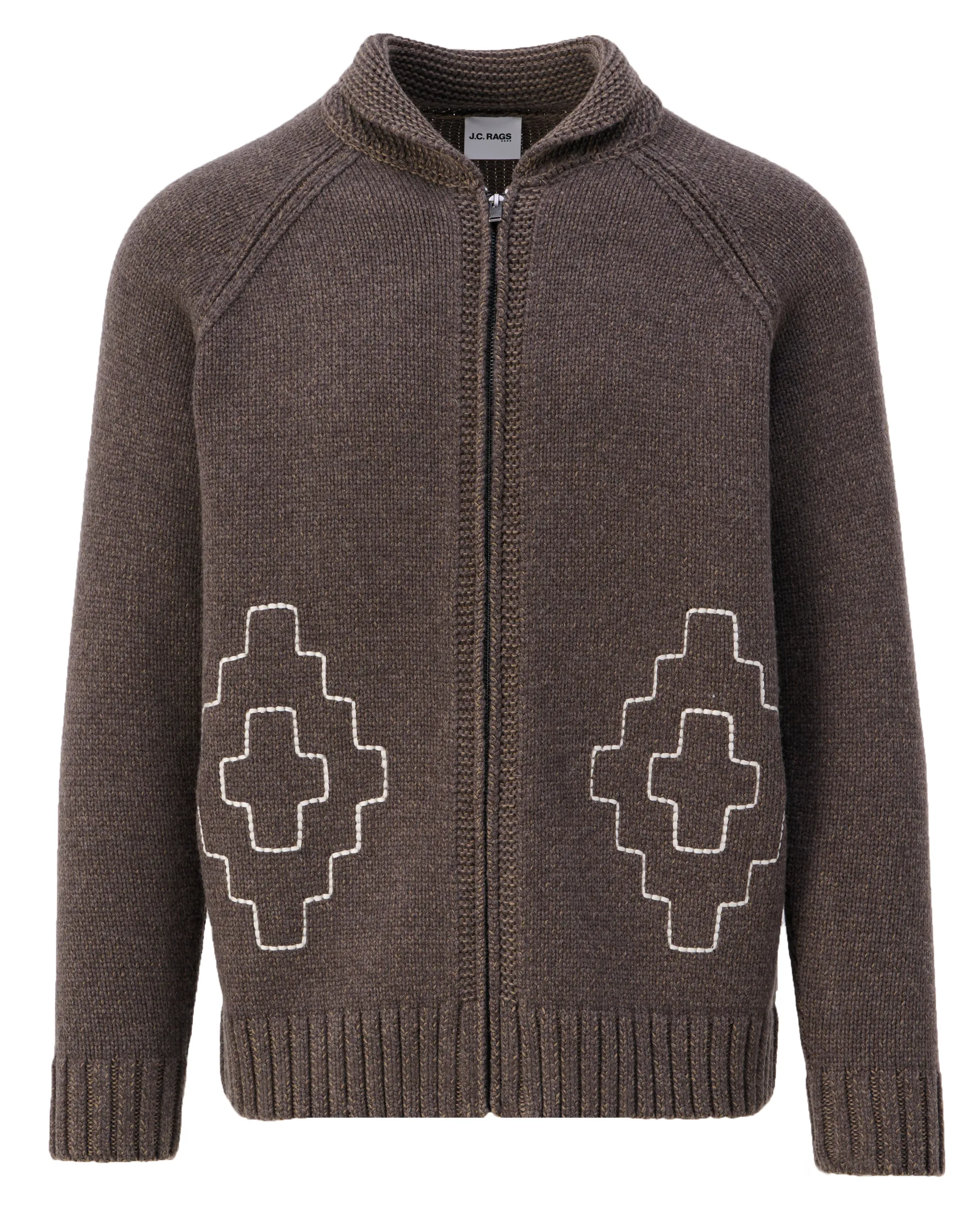 J.C. RAGS Elias Vest Plum Kitten grey 107953-001-L