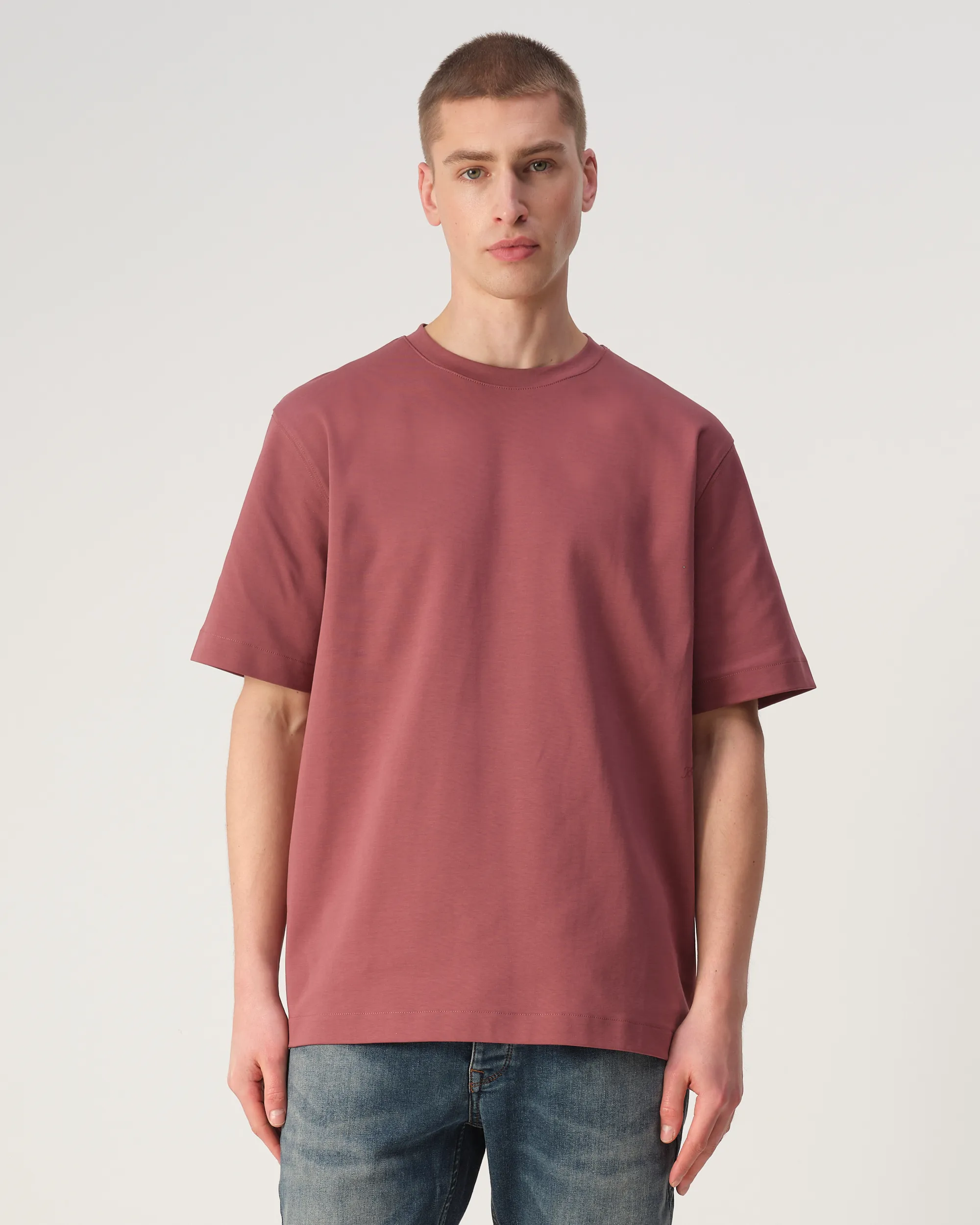 J.C. RAGS T-shirt Korte mouw Wild Ginger dark red 107977-002-L