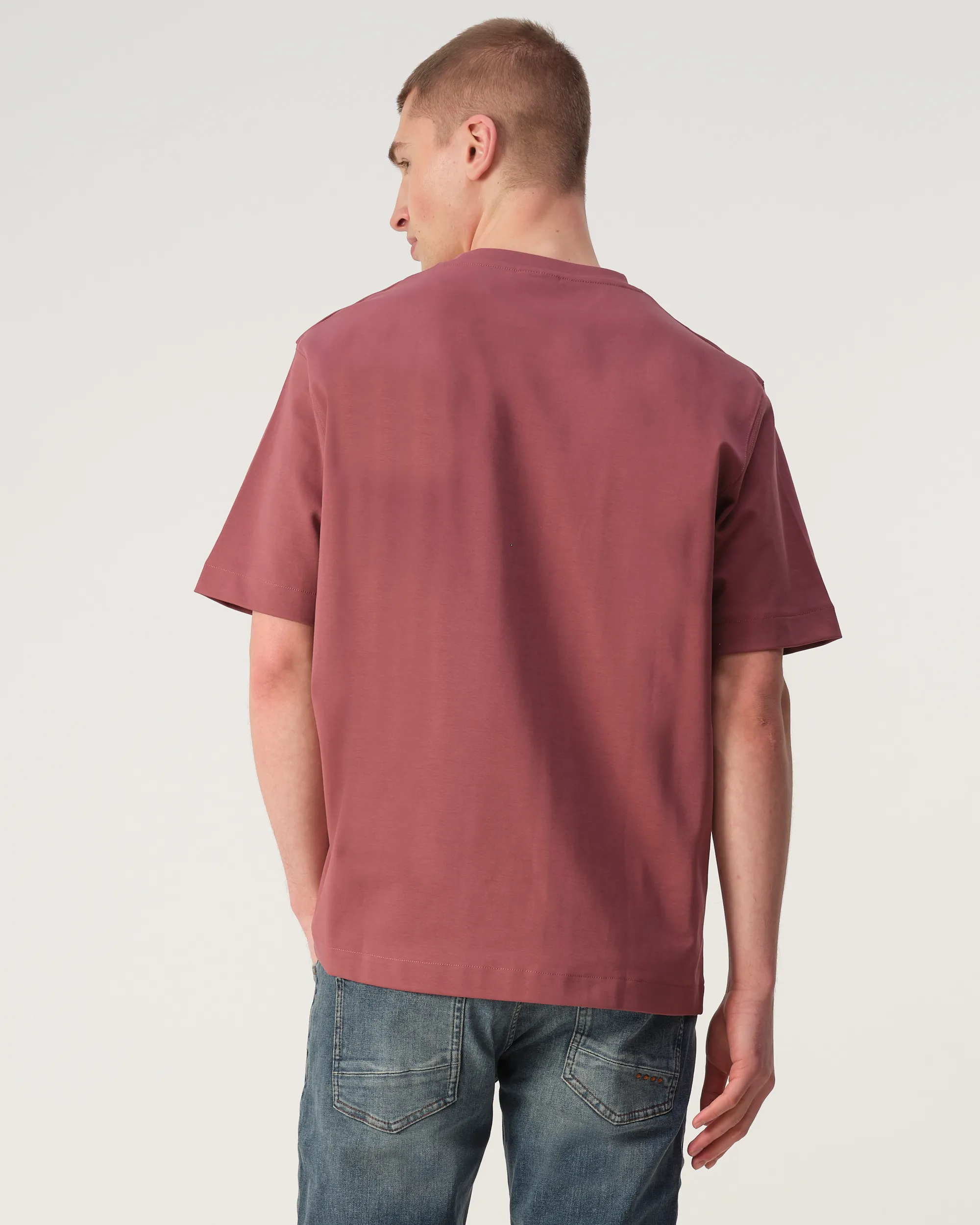 J.C. RAGS T-shirt Korte mouw Wild Ginger dark red 107977-002-L