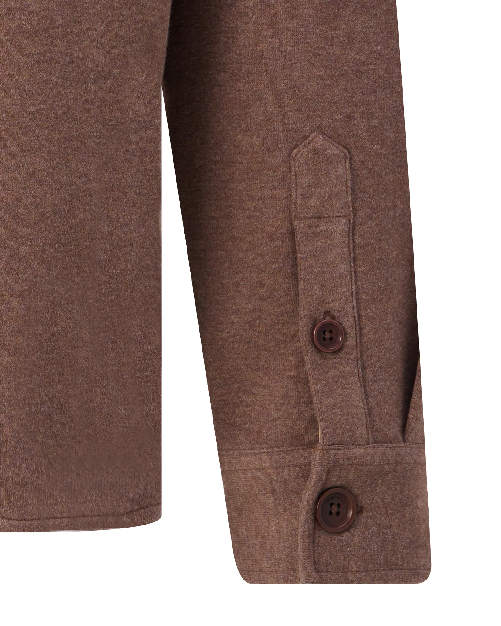 Campbell Overshirt Harley Coffee Bean brown melange 107987-002-L