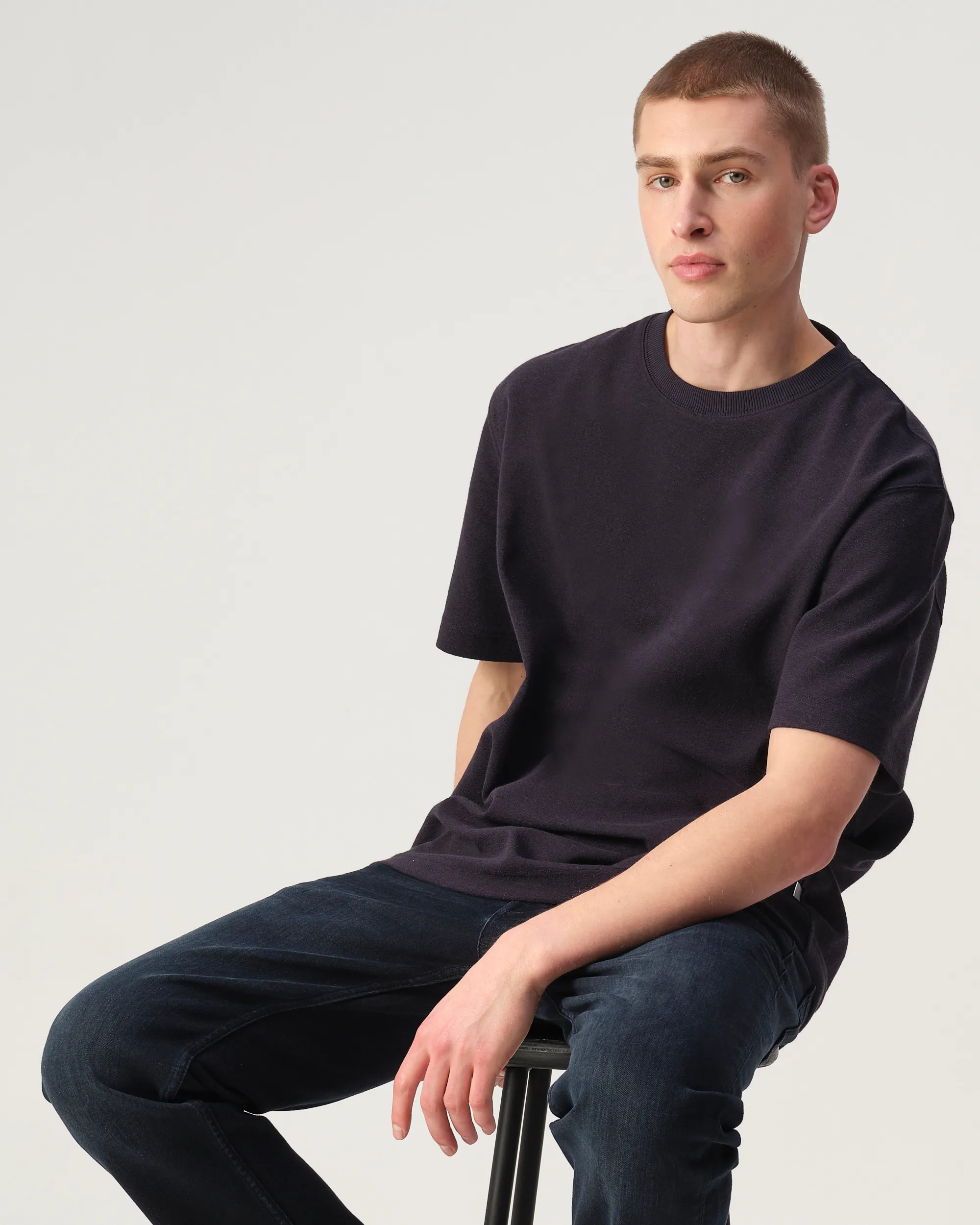 J.C. RAGS Etson T-shirt Sky Captain 107988-001-L