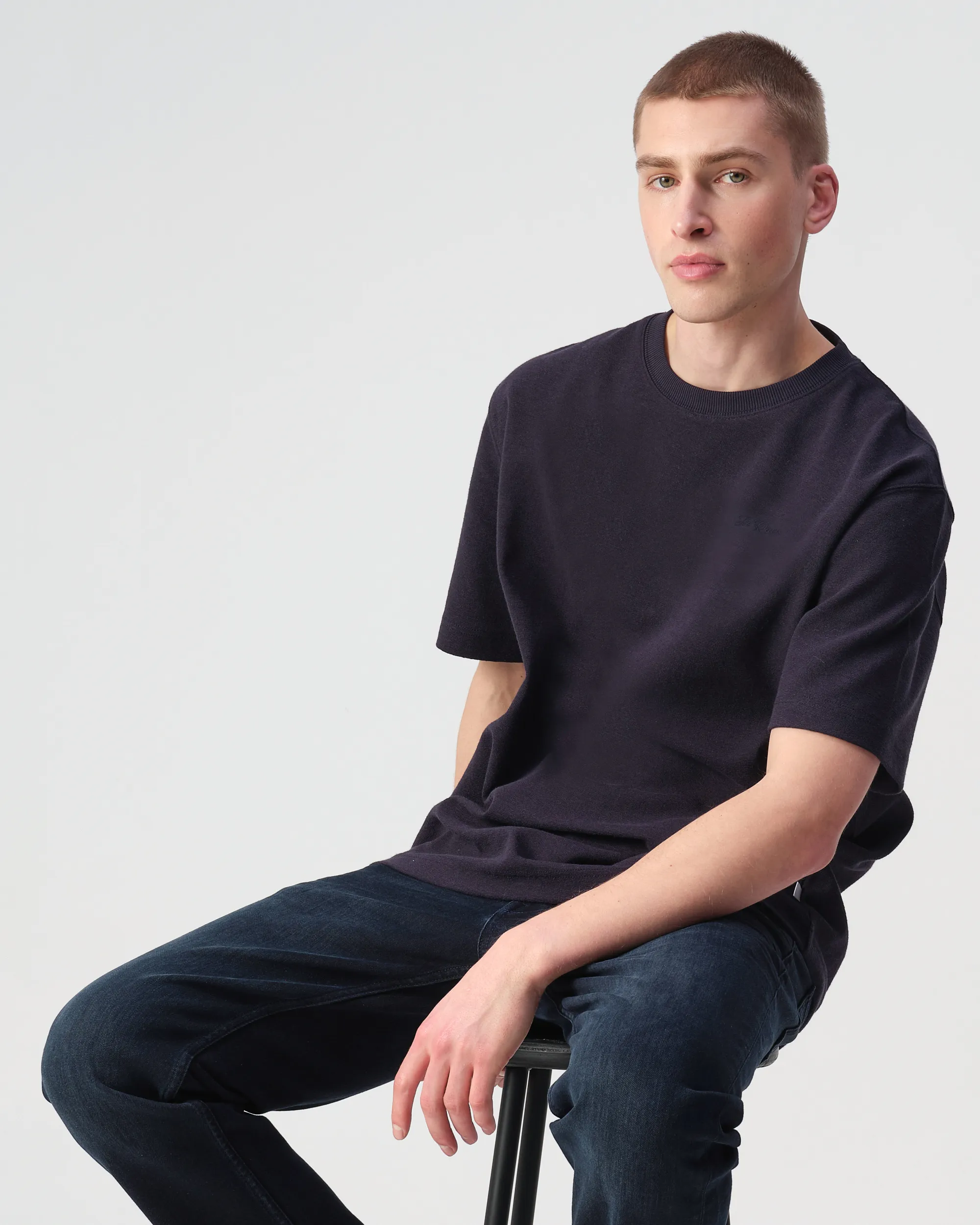 J.C. RAGS Etson T-shirt Sky Captain 107988-001-L