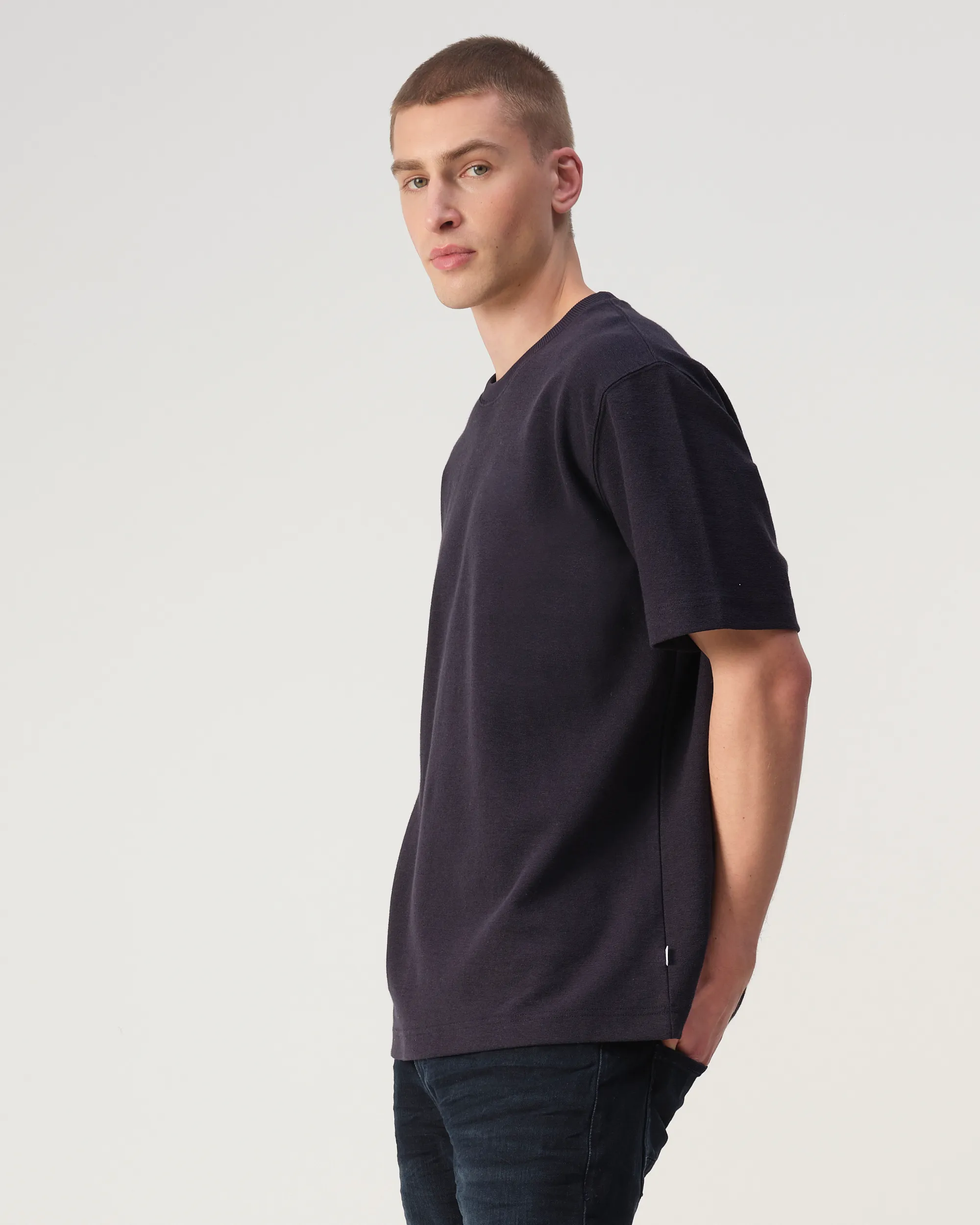 J.C. RAGS Etson T-shirt Sky Captain 107988-001-L