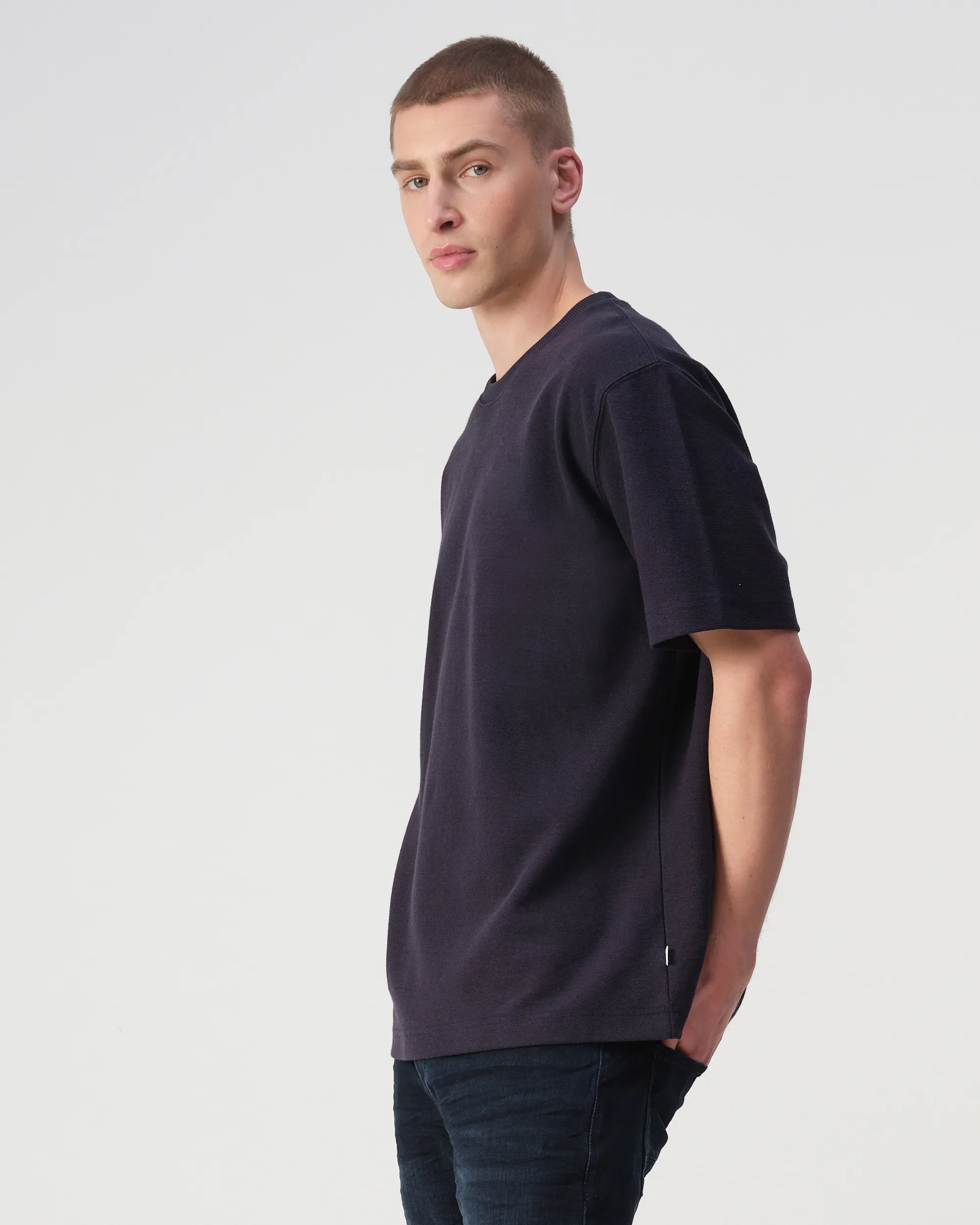 J.C. RAGS Etson T-shirt Sky Captain 107988-001-L