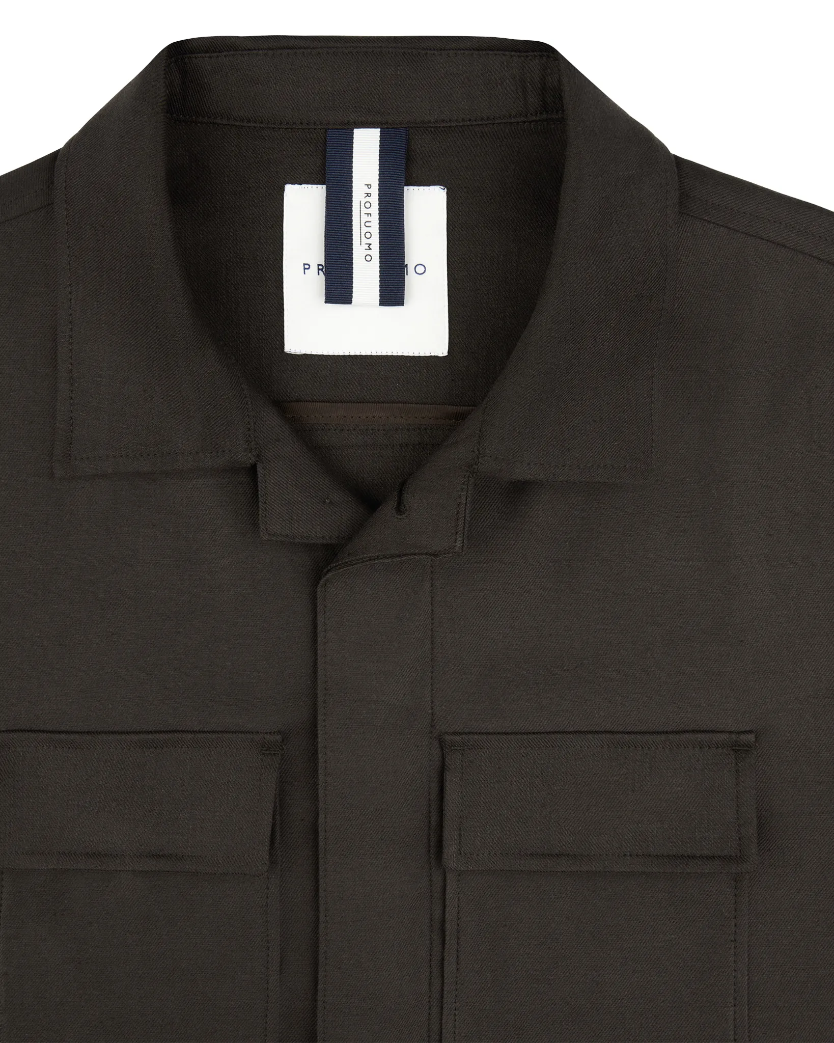 Profuomo Overshirt Bruin 108056-001-L