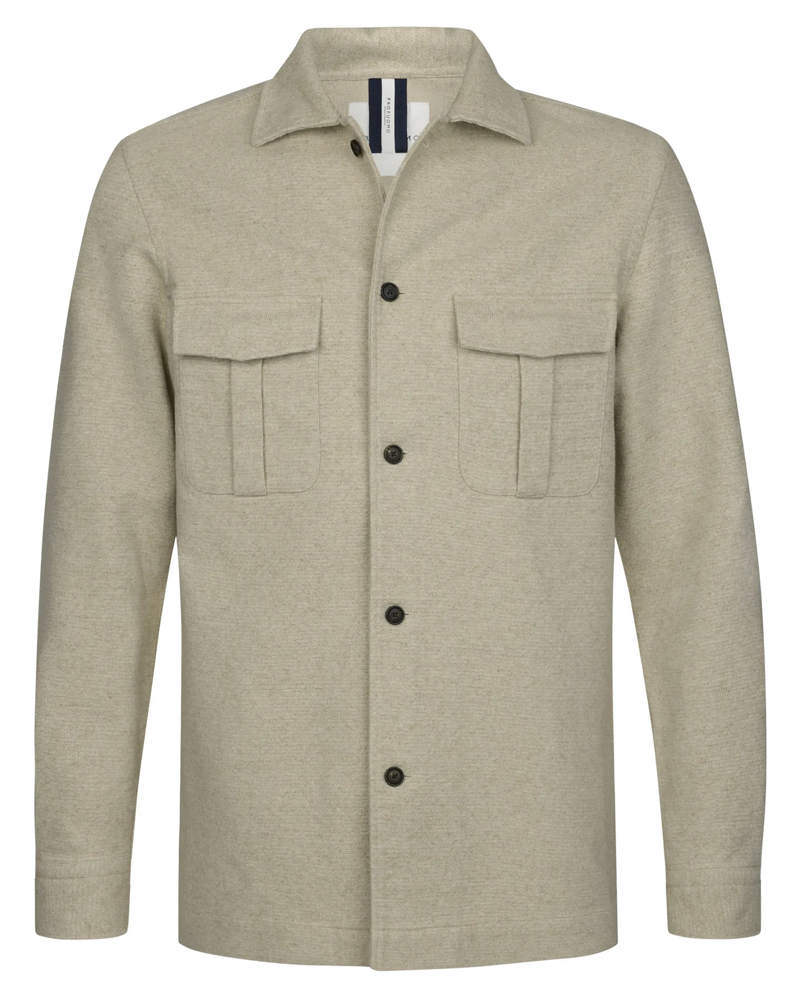 Profuomo Overshirt Blauw 108058-001-L