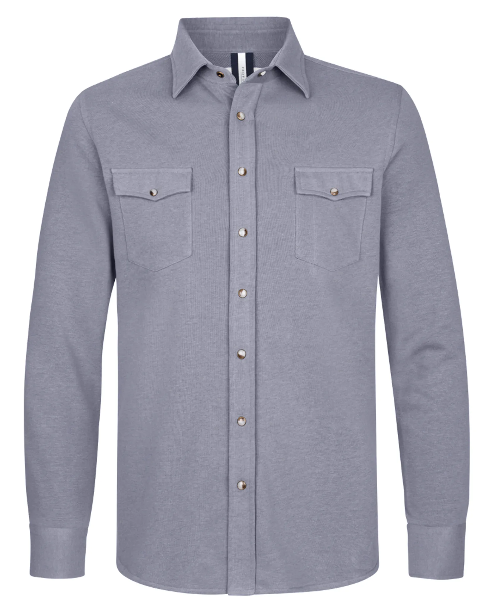 Profuomo Western Overshirt  Blauw 108061-001-L