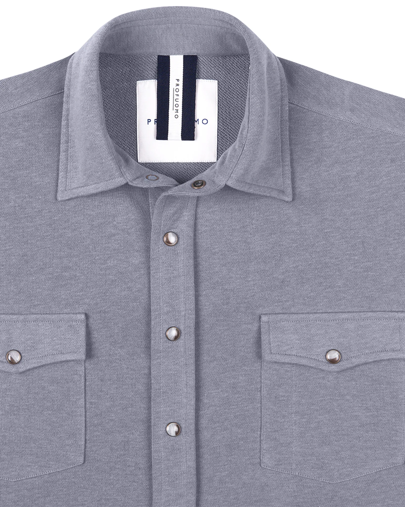 Profuomo Western Overshirt  Blauw 108061-001-L