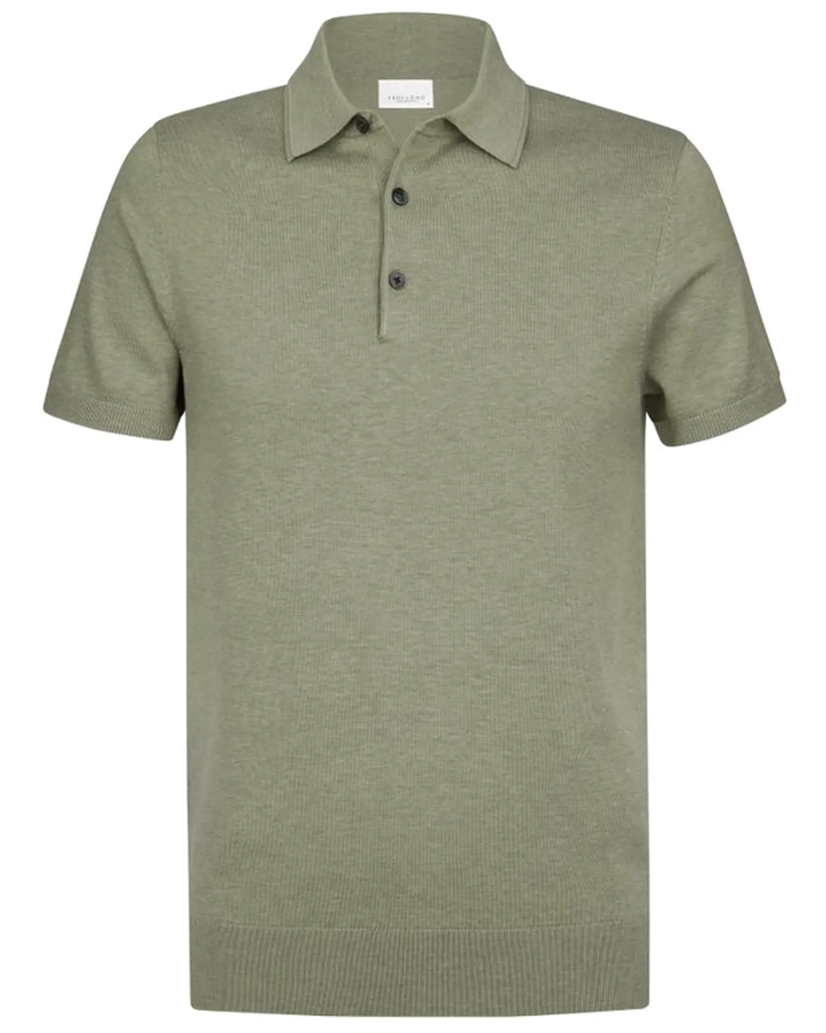 Profuomo Luxury Basic Polo Groen 108069-001-L