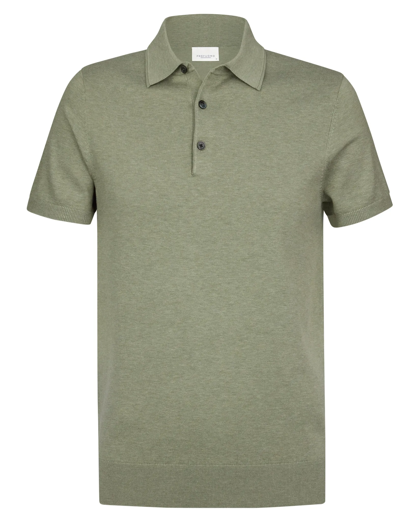 Profuomo Luxury Basic Polo Groen 108069-001-L