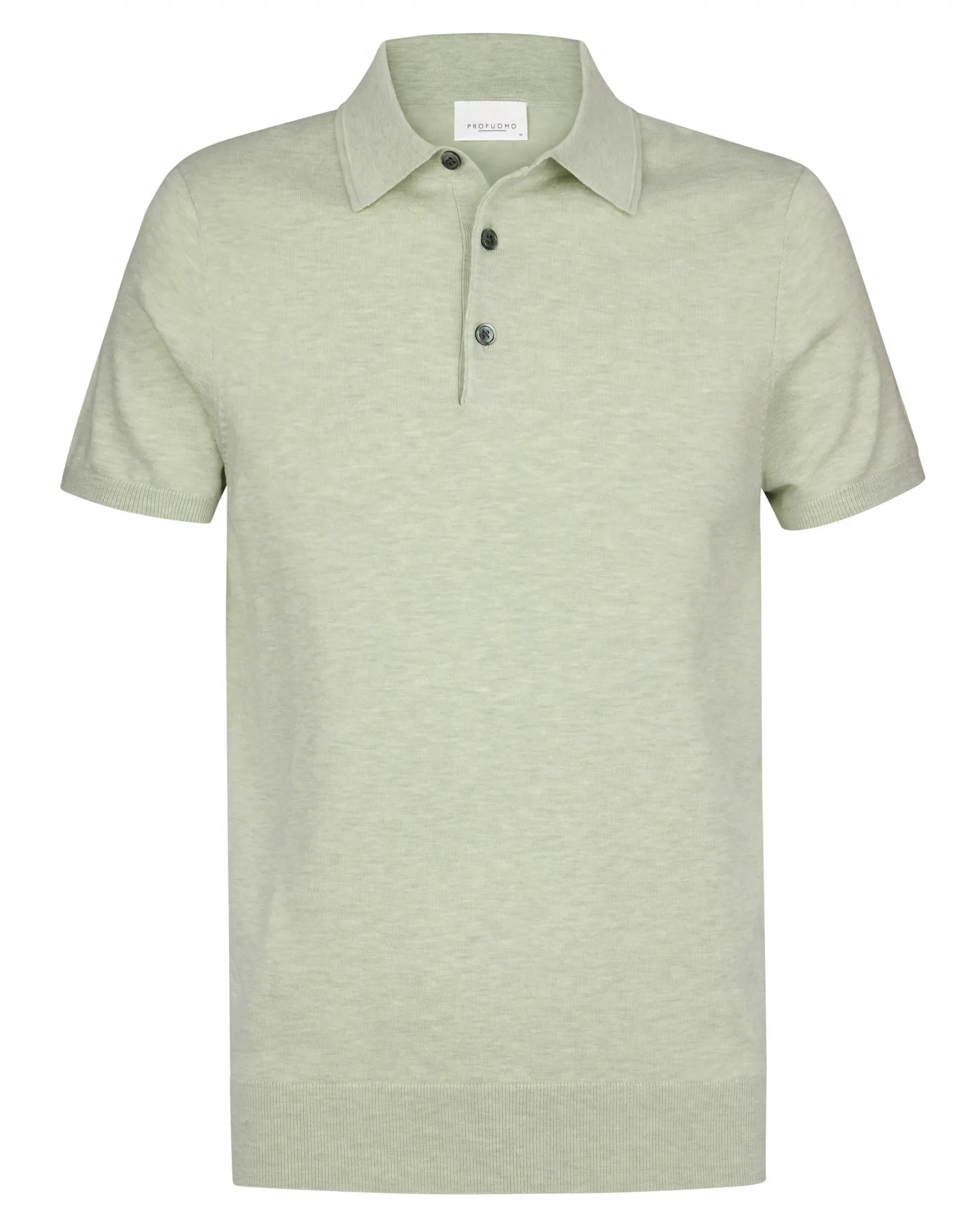 Profuomo Luxury Basic Polo Groen 108070-001-L