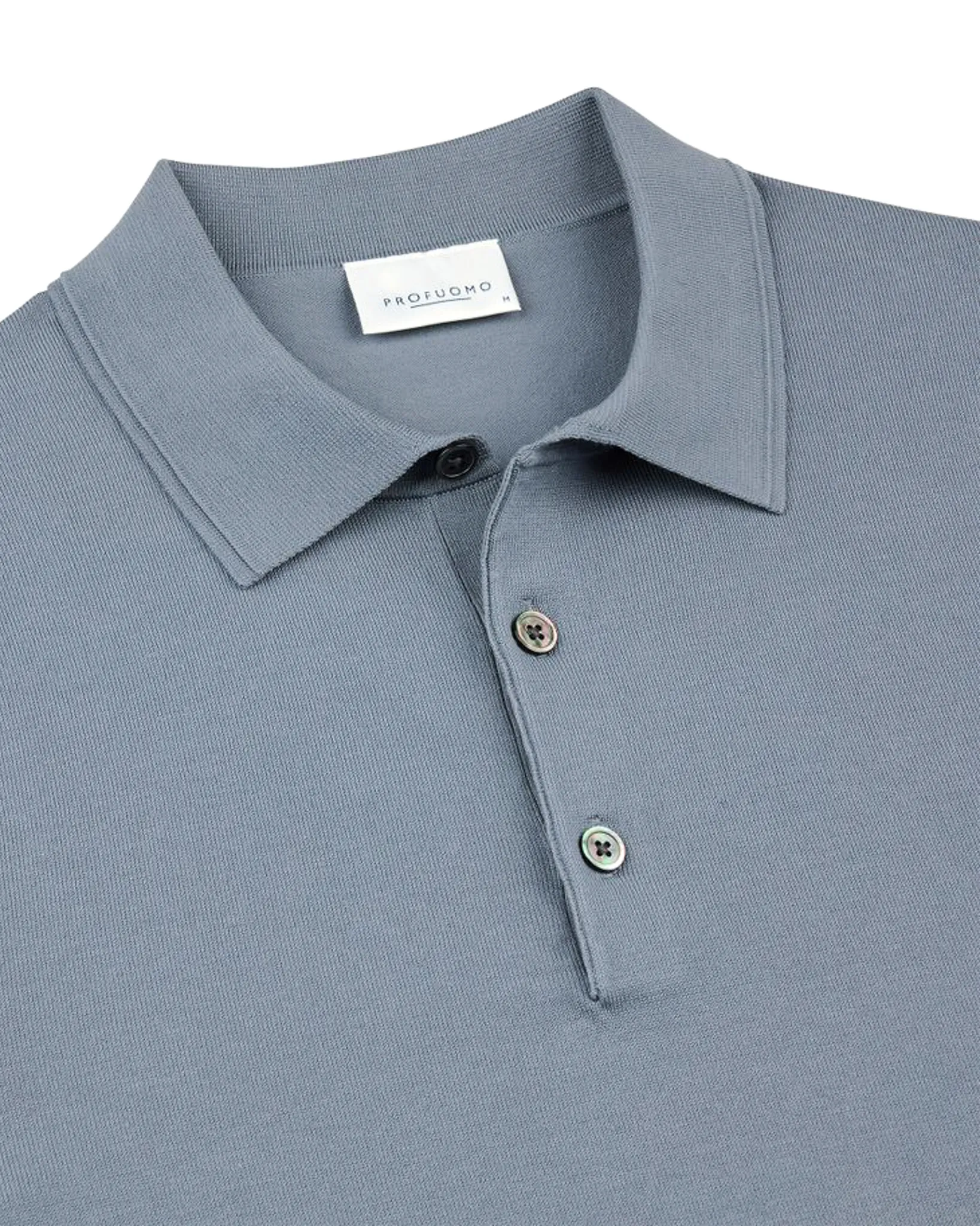 Profuomo Luxury Basic Polo Denim 108071-001-L