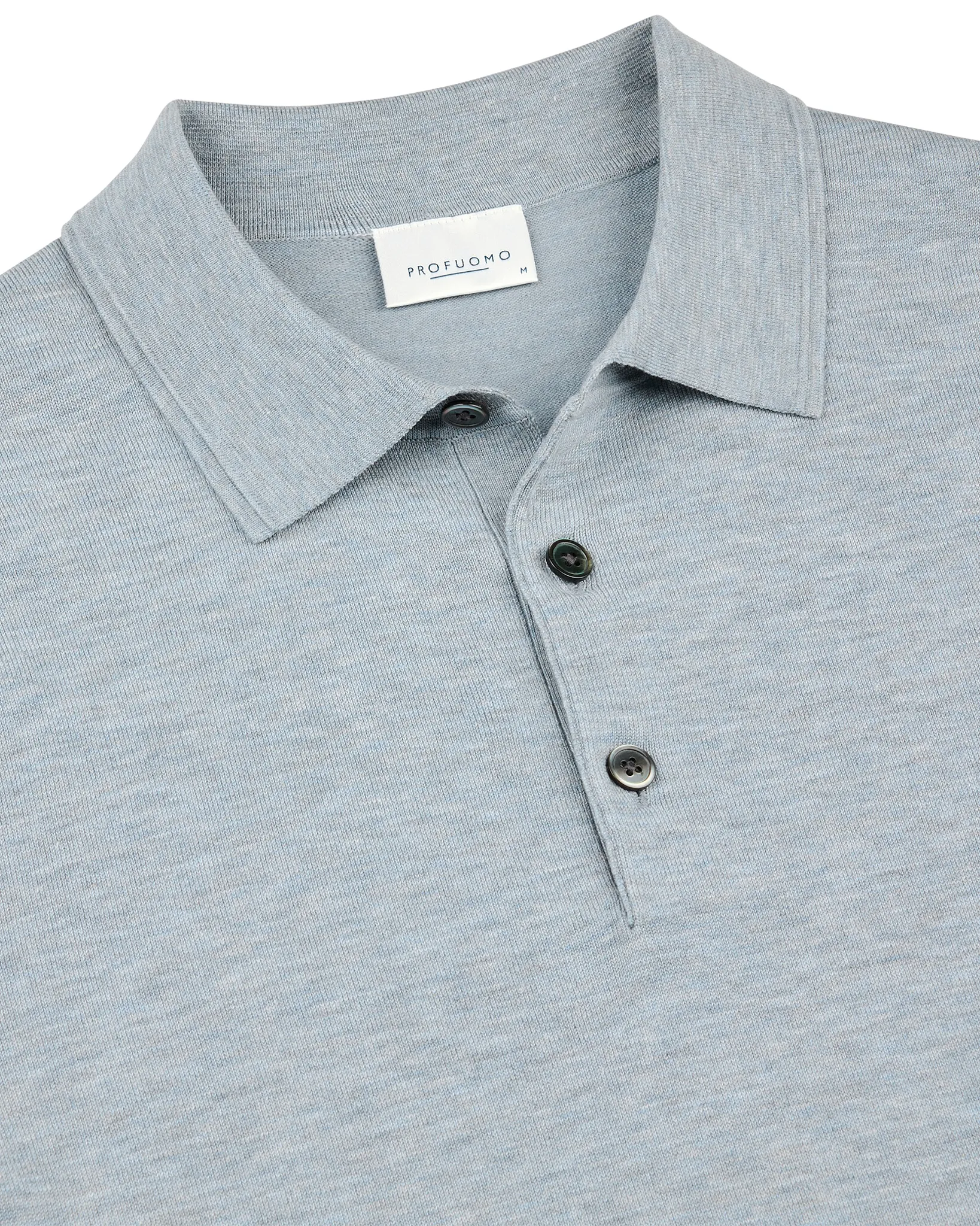 Profuomo Luxury Basic Polo Blauw 108072-001-L