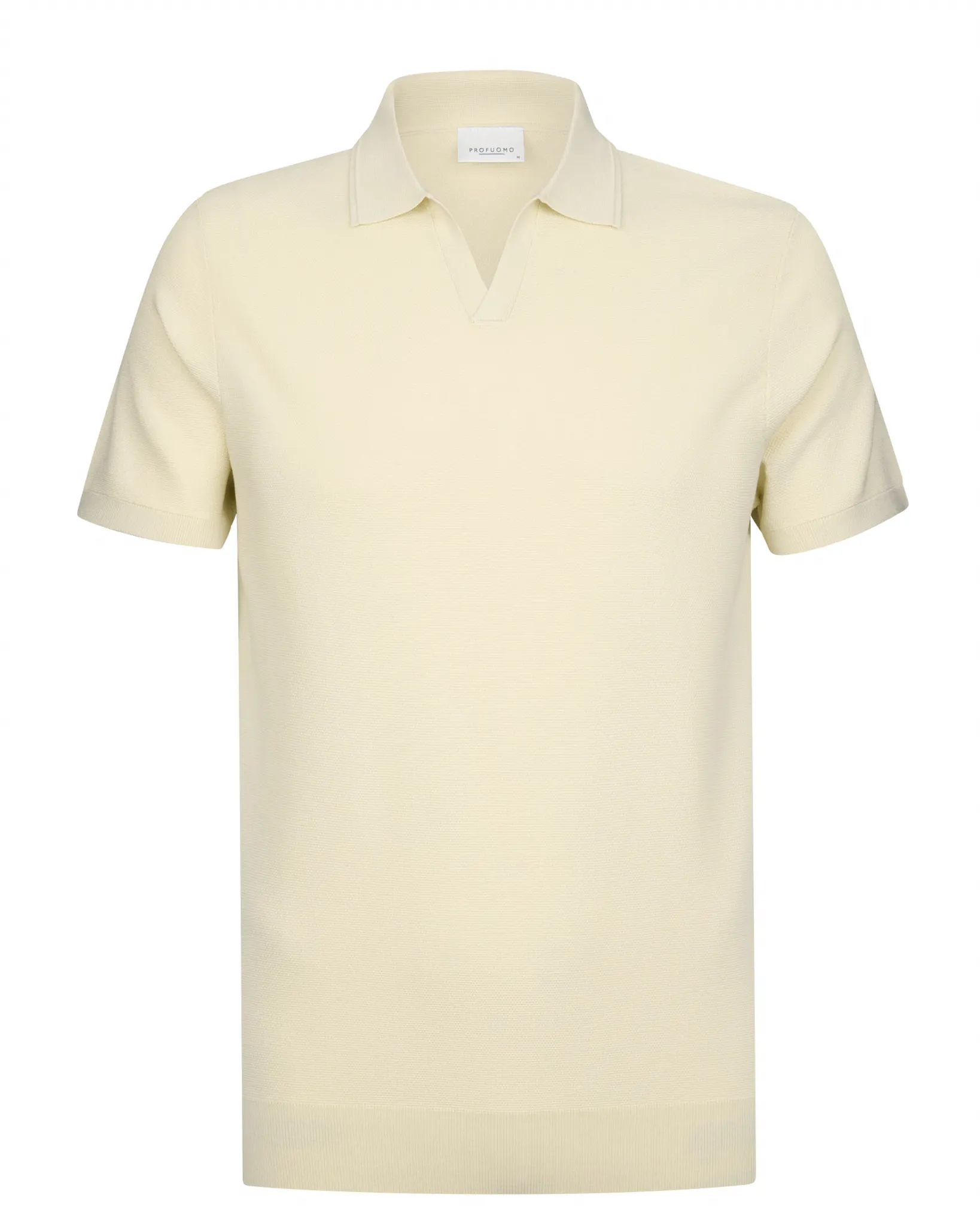 Profuomo Luxury Basic Polo Wit 108075-001-L