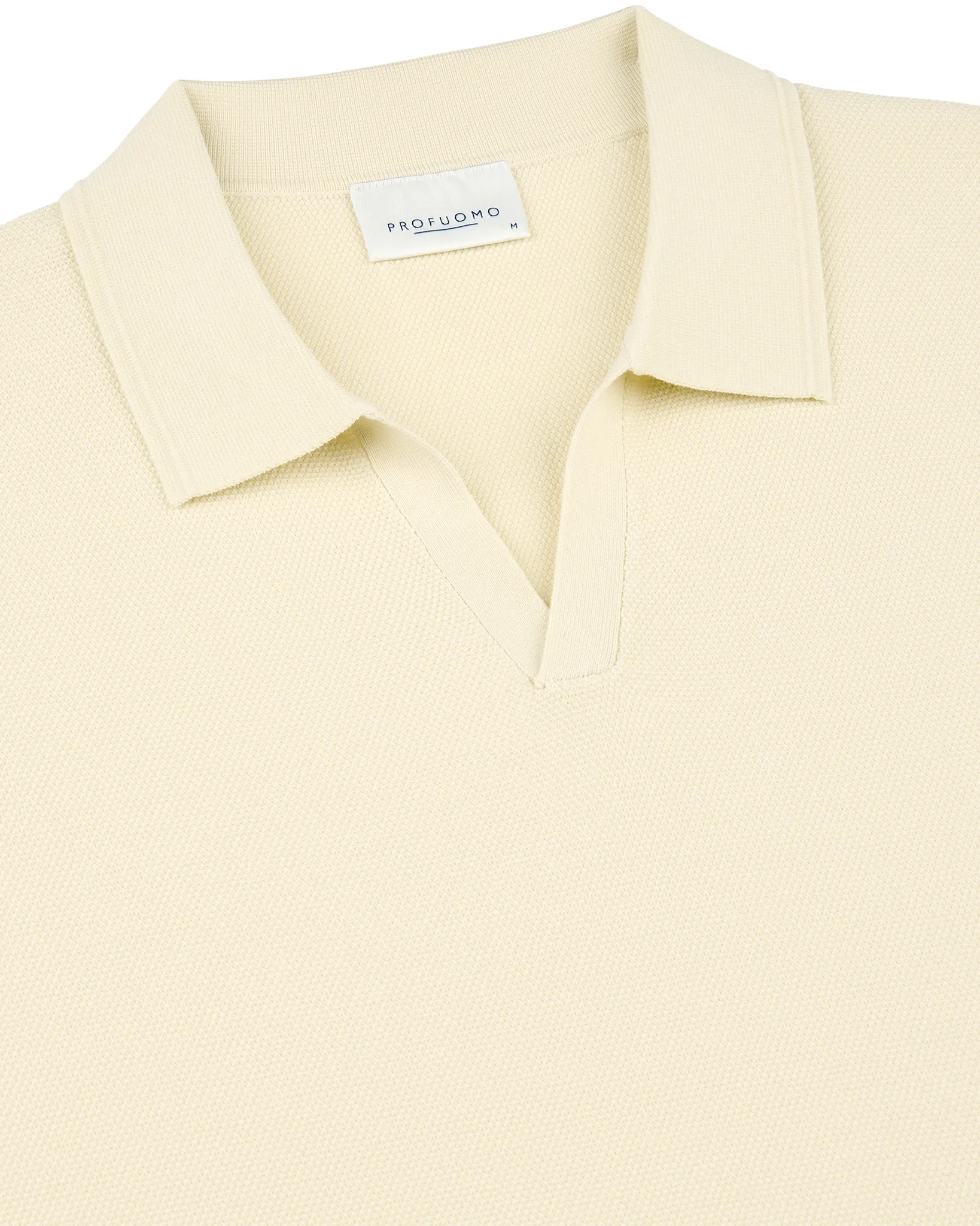 Profuomo Luxury Basic Polo Wit 108075-001-L