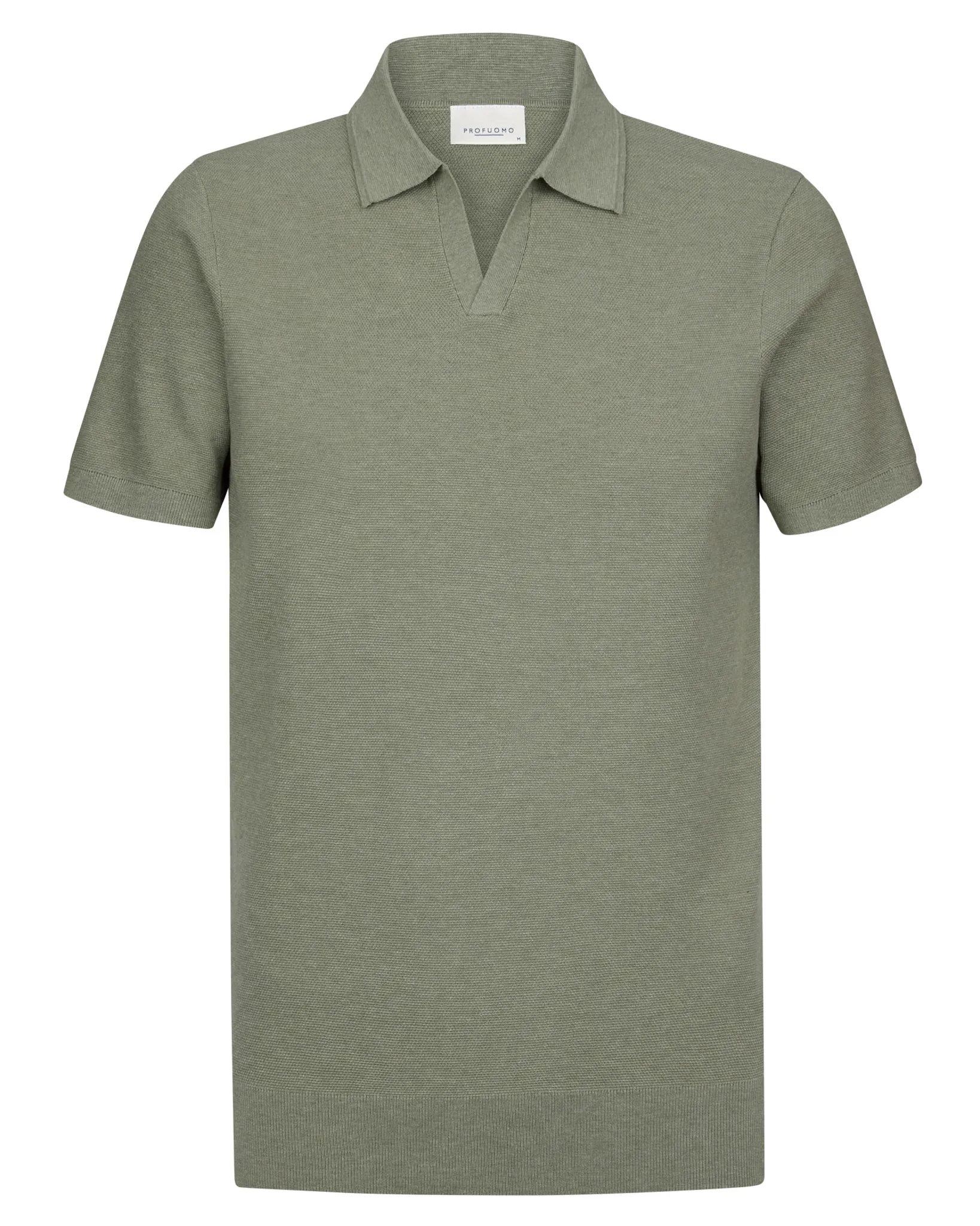 Profuomo Luxury Basic Polo Groen 108077-001-L
