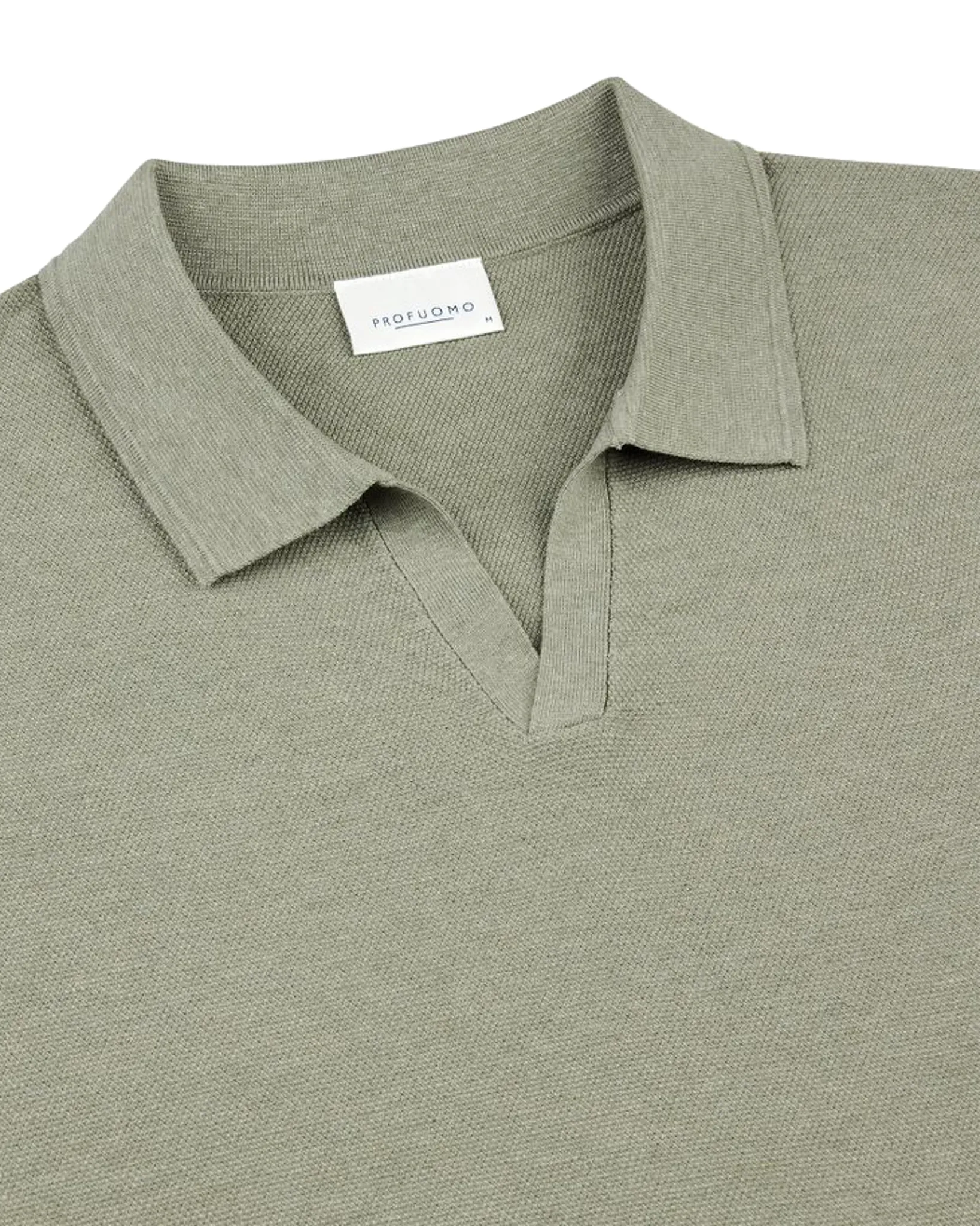 Profuomo Luxury Basic Polo Groen 108077-001-L