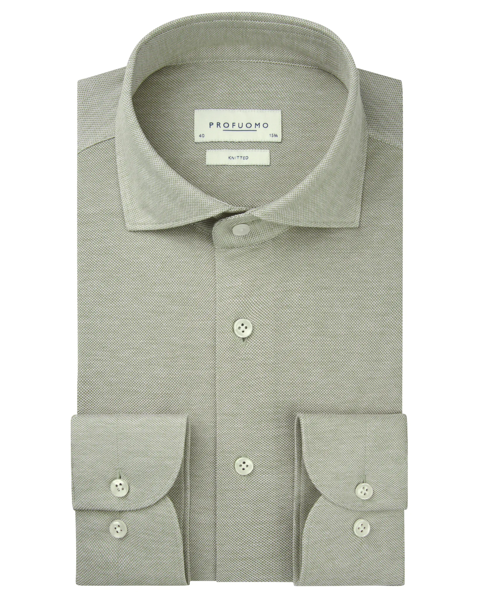 Profuomo Dress Shirt Groen 108099-001-38