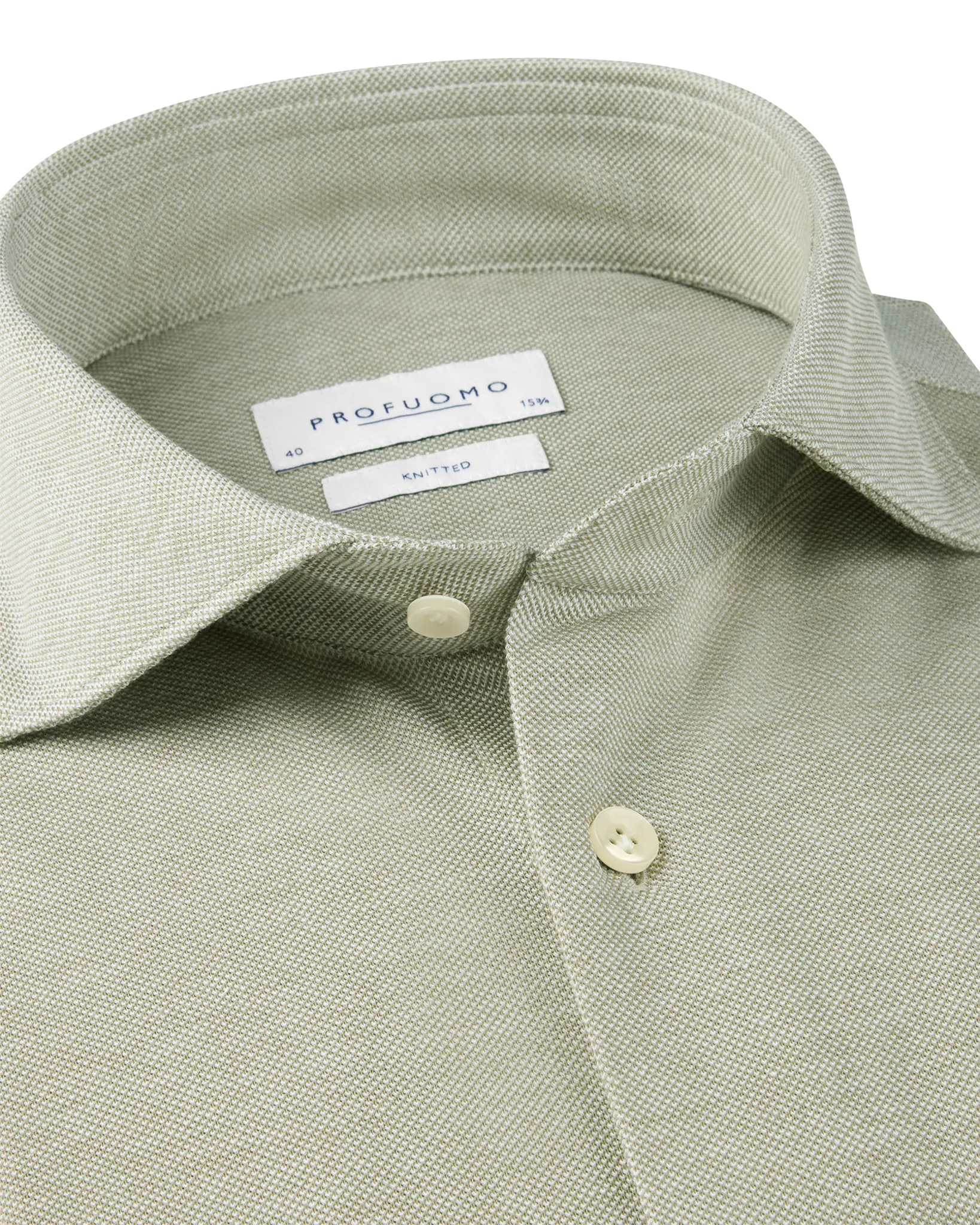 Profuomo Dress Shirt Groen 108099-001-38