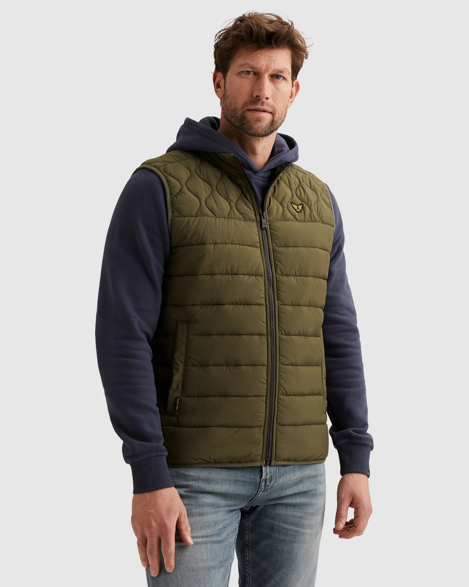 PME Legend Yetliner Bodywarmer Licht bruin 108172-001-L