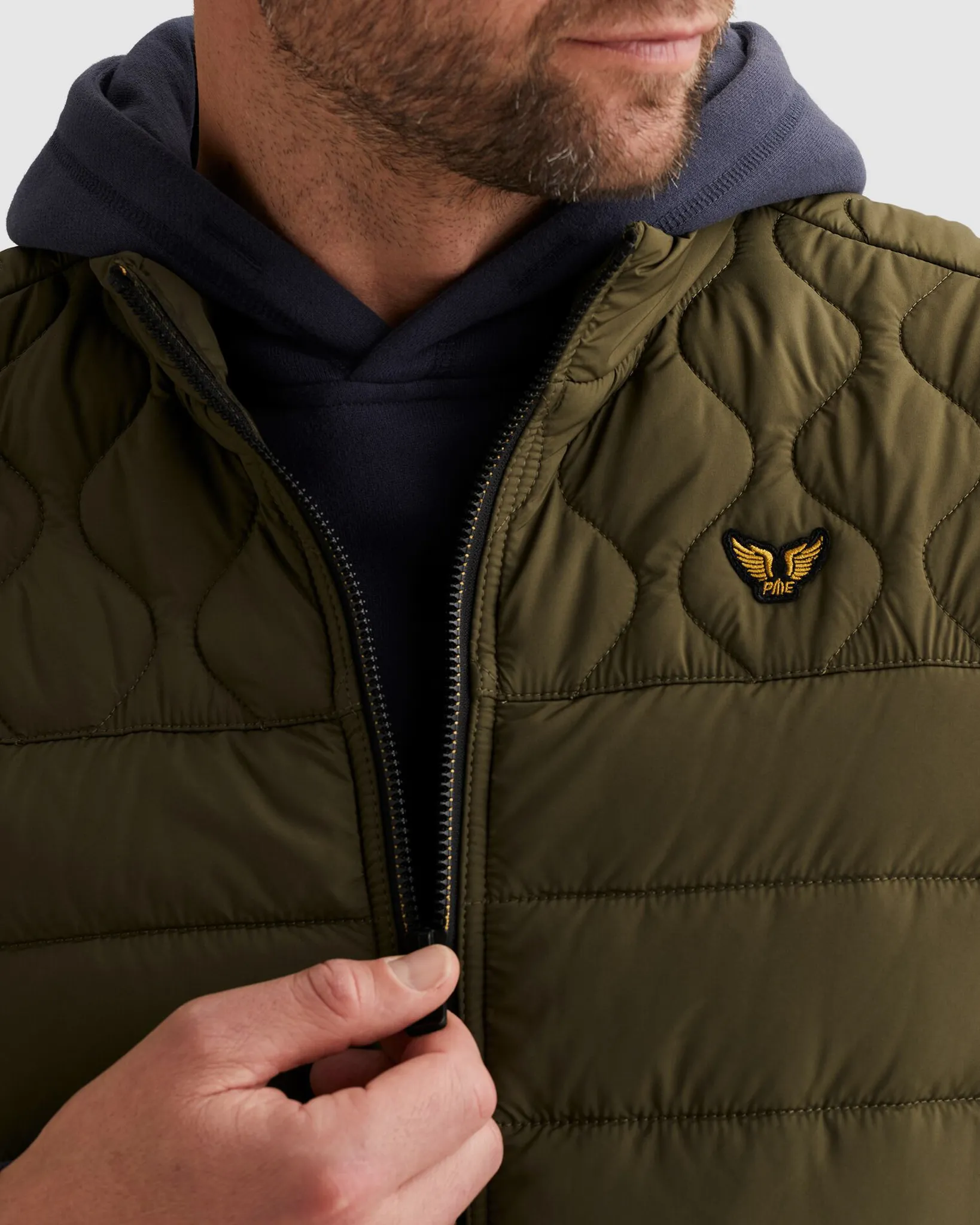 PME Legend Yetliner Bodywarmer Licht bruin 108172-001-L