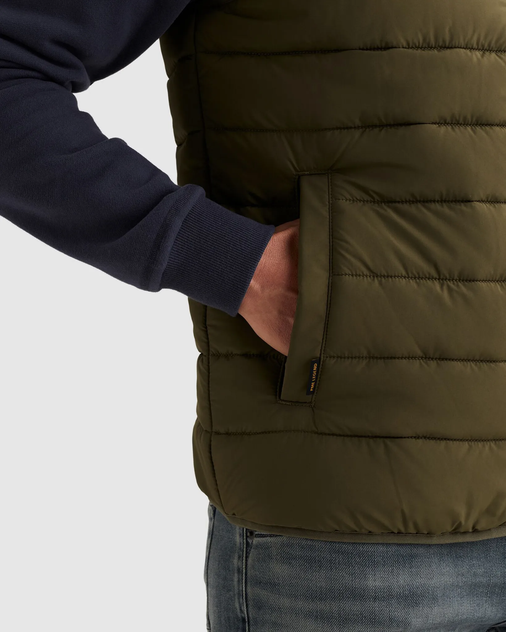 PME Legend Yetliner Bodywarmer Licht bruin 108172-001-L