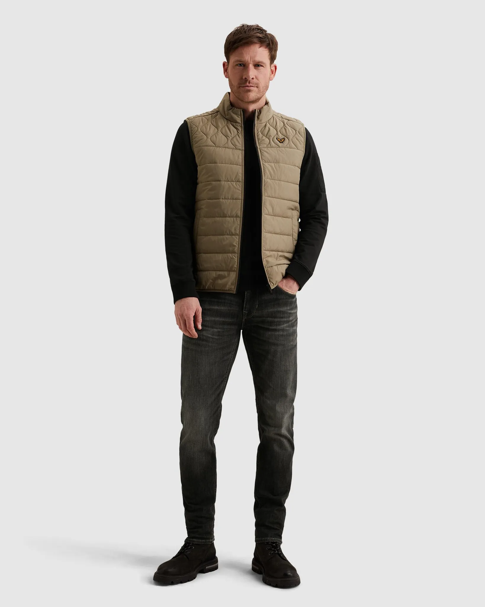 PME Legend Yetliner Bodywarmer Donker groen 108173-001-L
