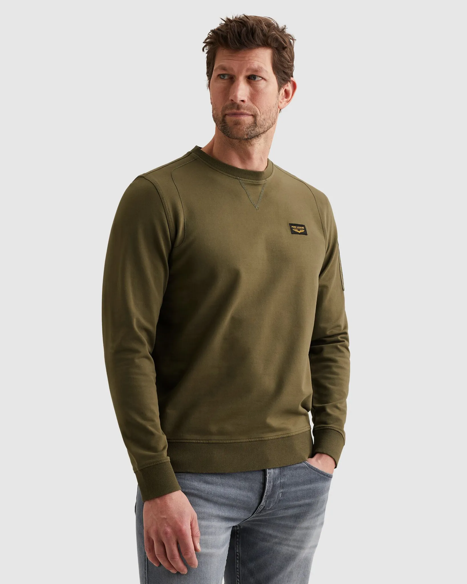 PME Legend Sweater Licht bruin 108192-001-L