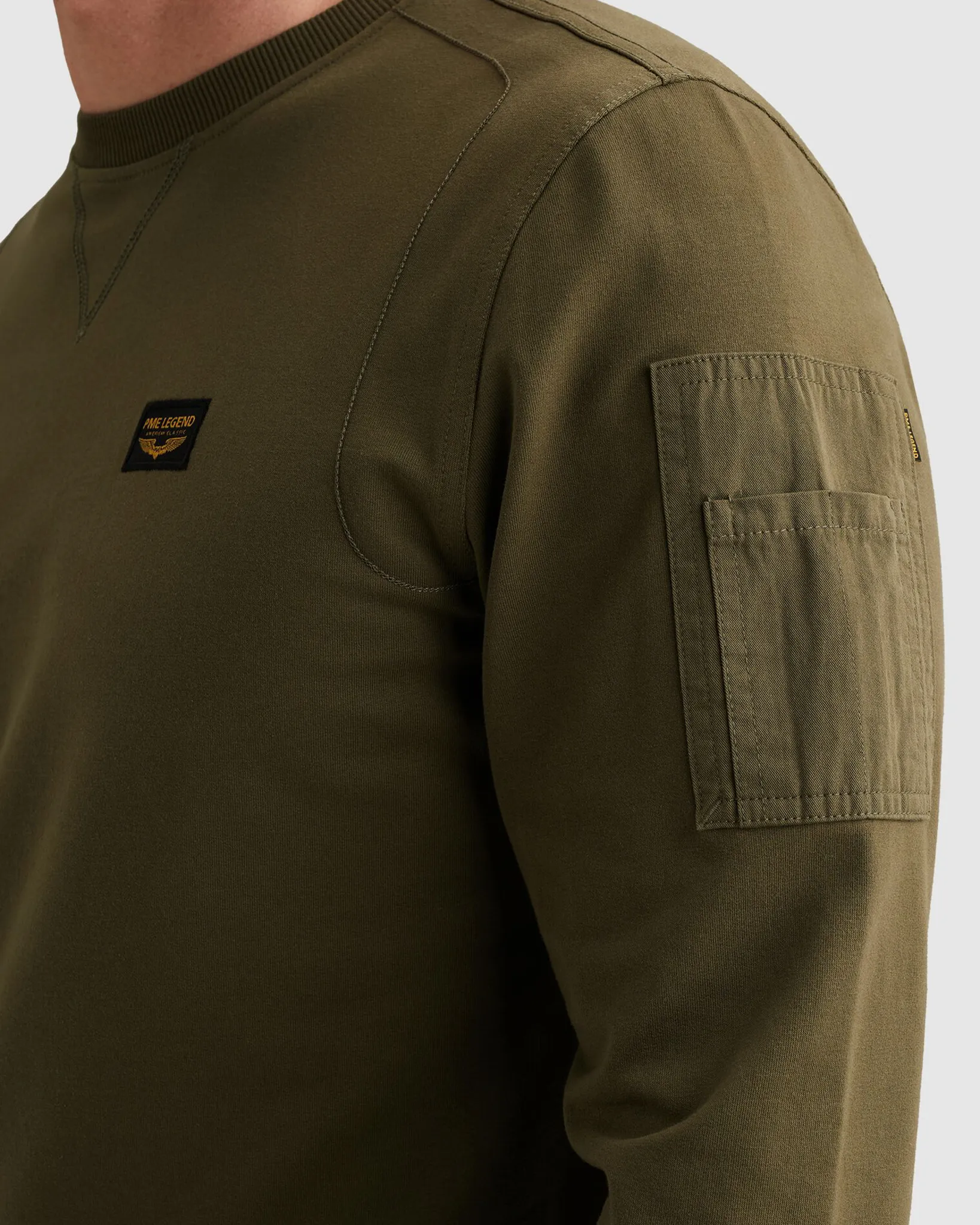 PME Legend Sweater Licht bruin 108192-001-L