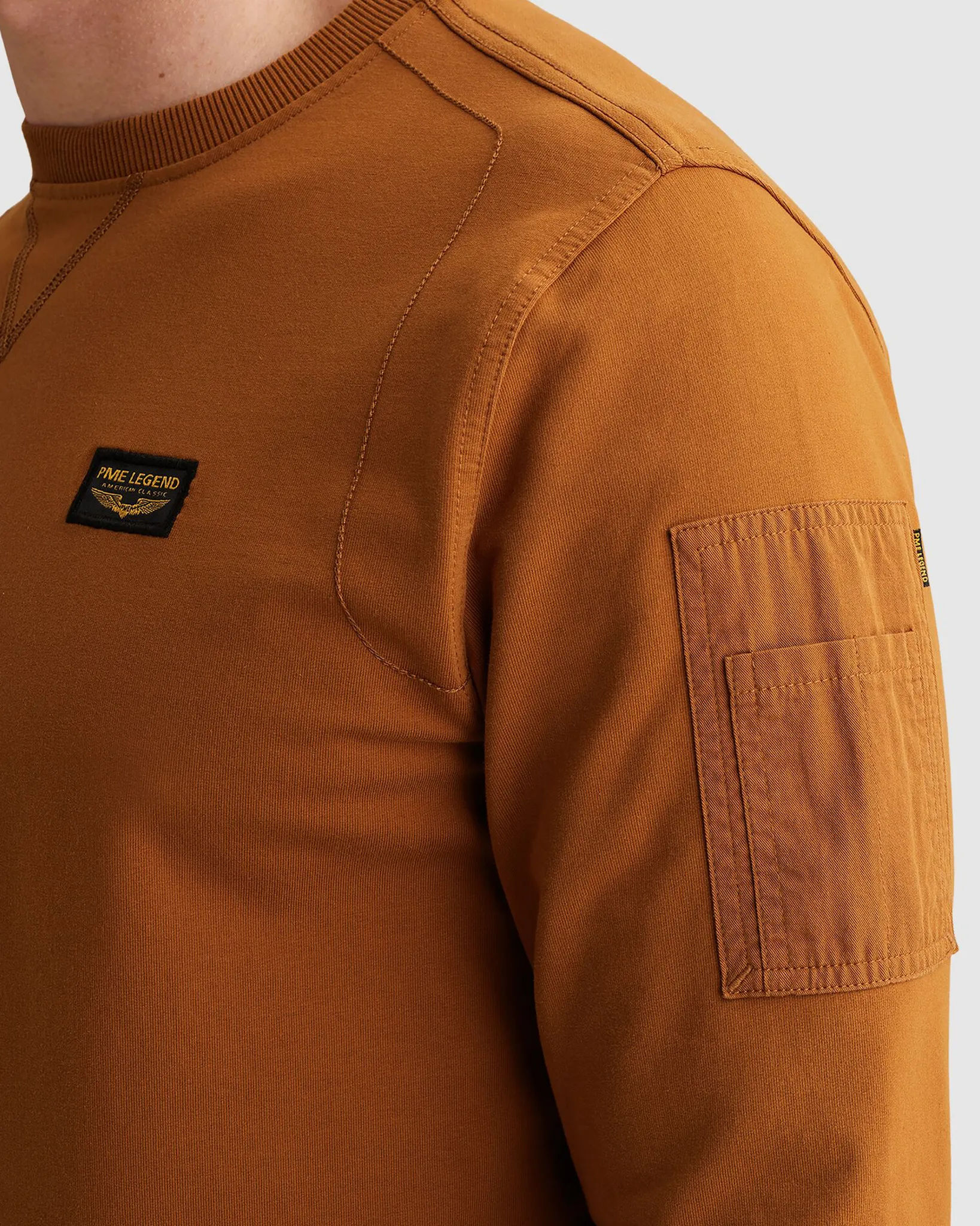 PME Legend Sweater Donker bruin 108194-001-M