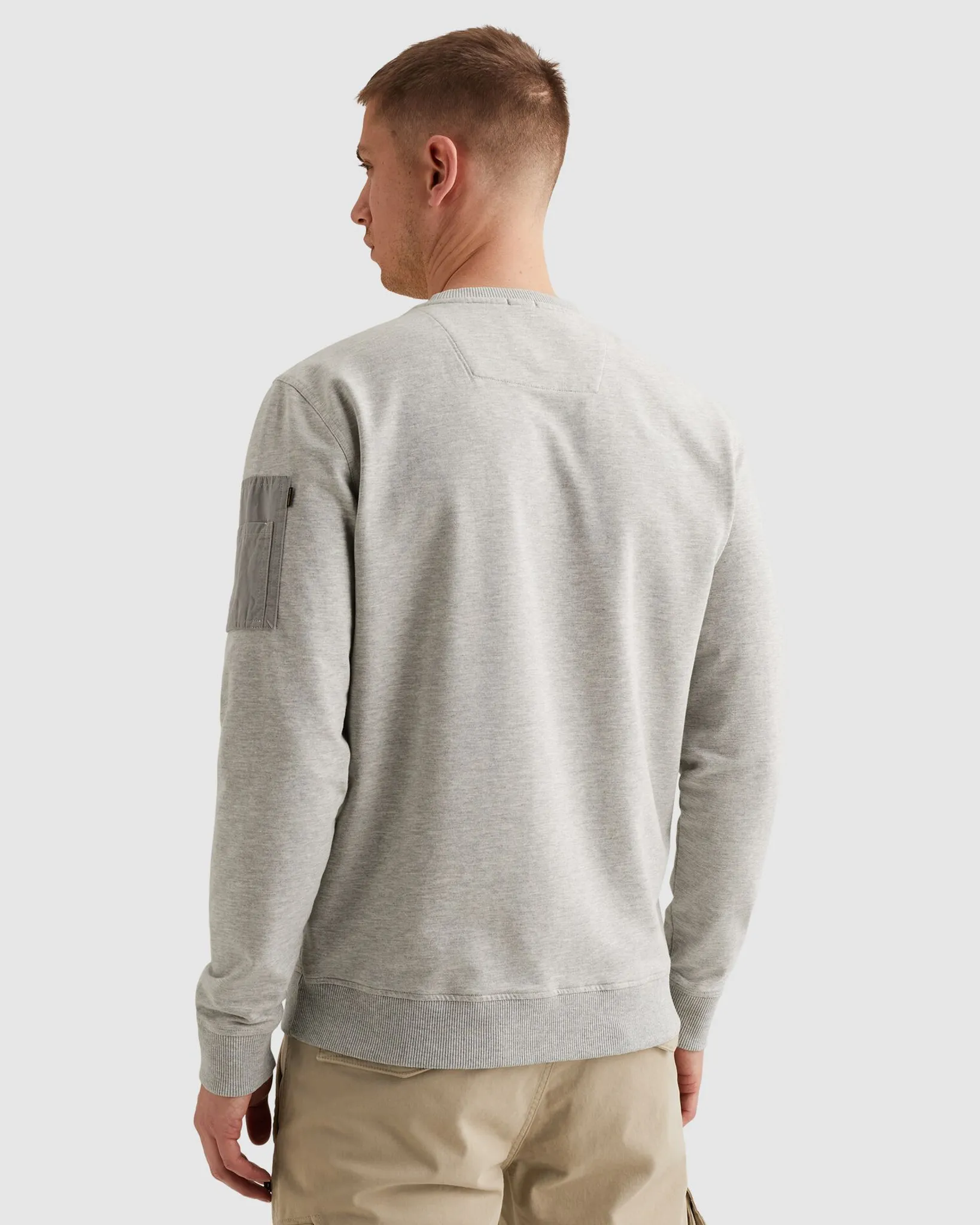 PME Legend Sweater Licht grijs 108195-001-L