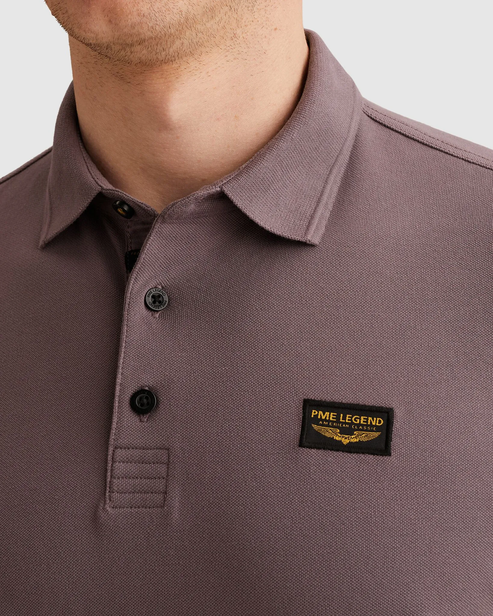 PME Legend American Classic Polo Donker grijs 108197-001-L